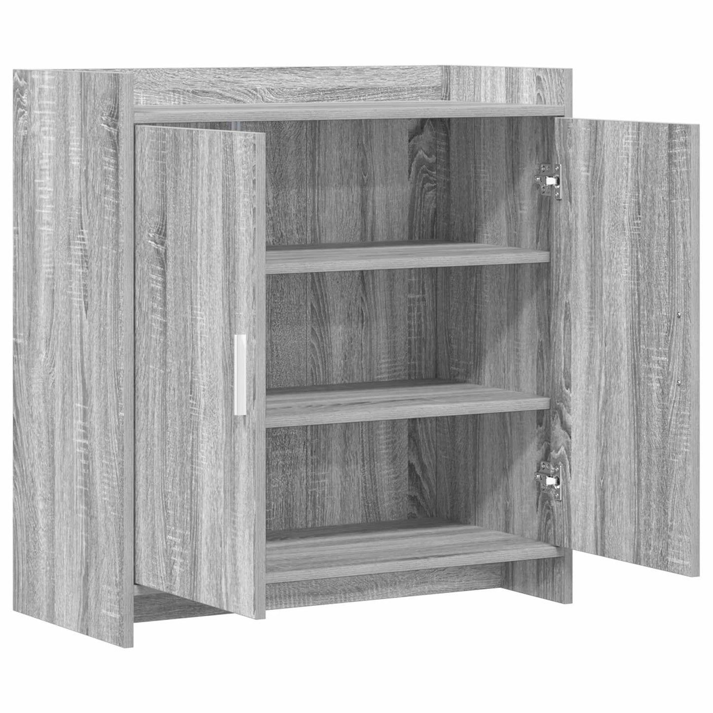 vidaXL Πλαϊνό γραφείο Γκρι Sonoma 72 x 36 x 80 εκ. Επεξεργασμένο Ξύλο