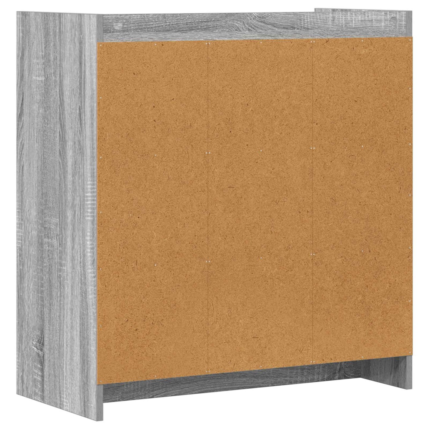 vidaXL Πλαϊνό γραφείο Γκρι Sonoma 72 x 36 x 80 εκ. Επεξεργασμένο Ξύλο