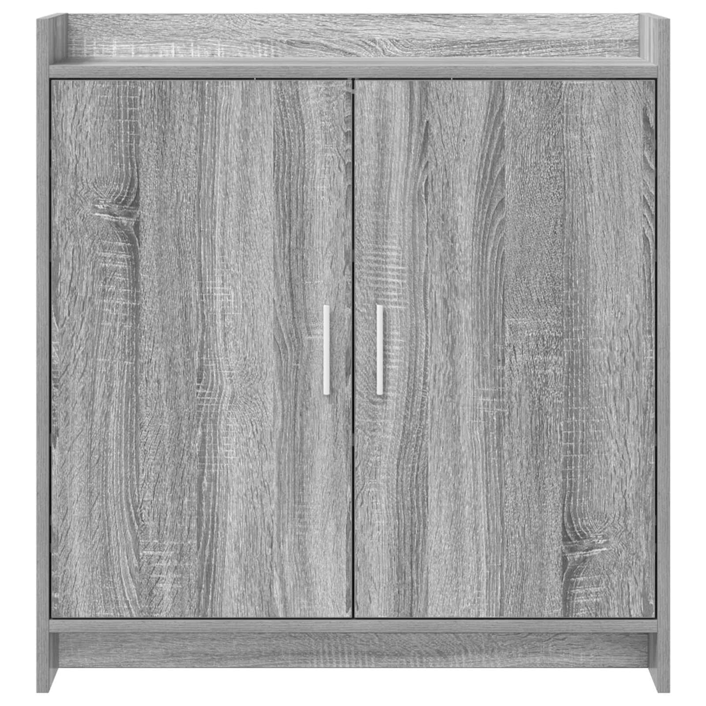 vidaXL Πλαϊνό γραφείο Γκρι Sonoma 72 x 36 x 80 εκ. Επεξεργασμένο Ξύλο