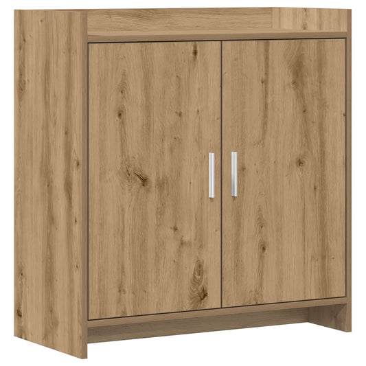 vidaXL Πλαϊνό γραφείο Artisan Δρυς 72 x 36 x 80 εκ. Επεξεργασμένο Ξύλο
