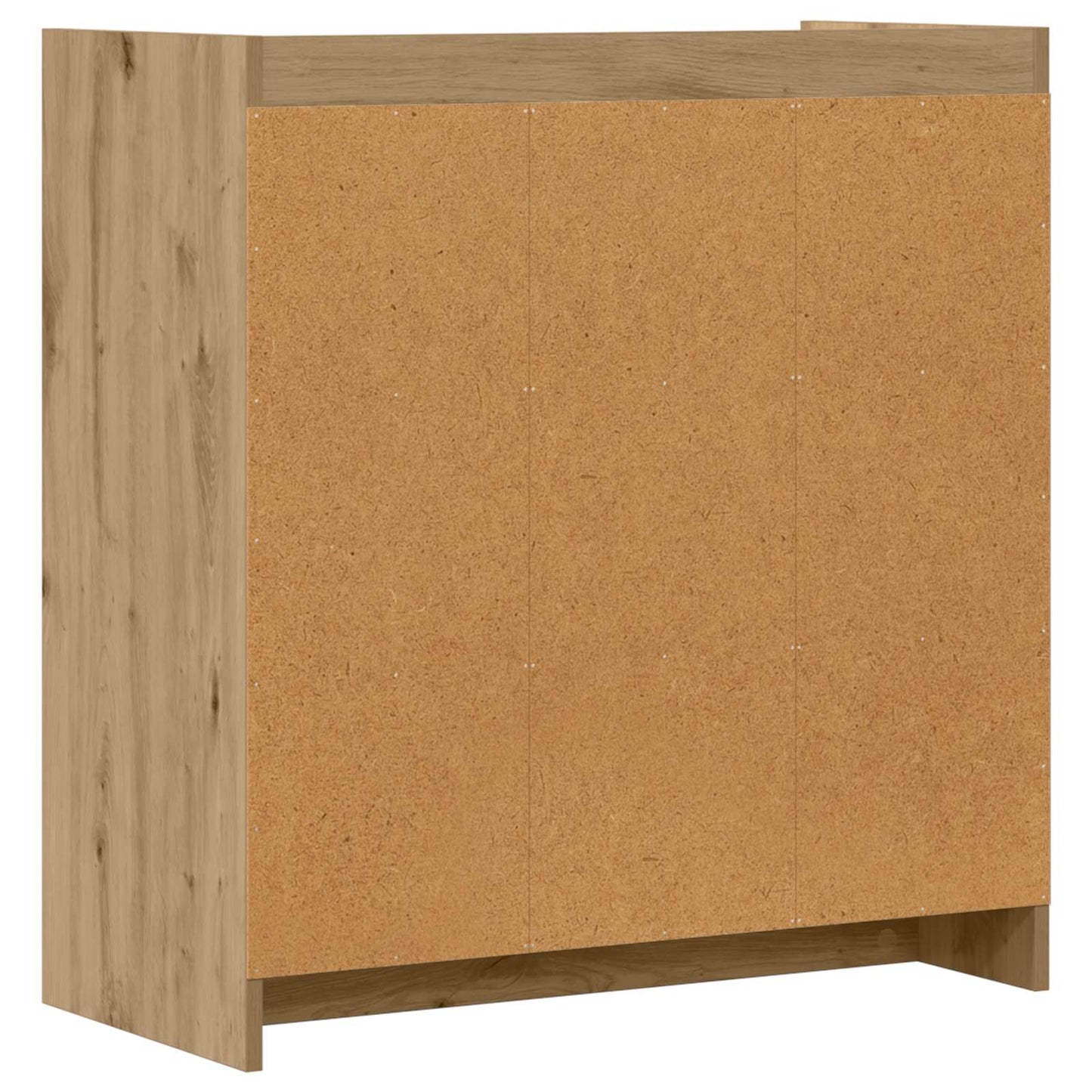 vidaXL Πλαϊνό γραφείο Artisan Δρυς 72 x 36 x 80 εκ. Επεξεργασμένο Ξύλο