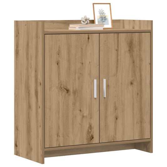 vidaXL Πλαϊνό γραφείο Artisan Δρυς 72 x 36 x 80 εκ. Επεξεργασμένο Ξύλο