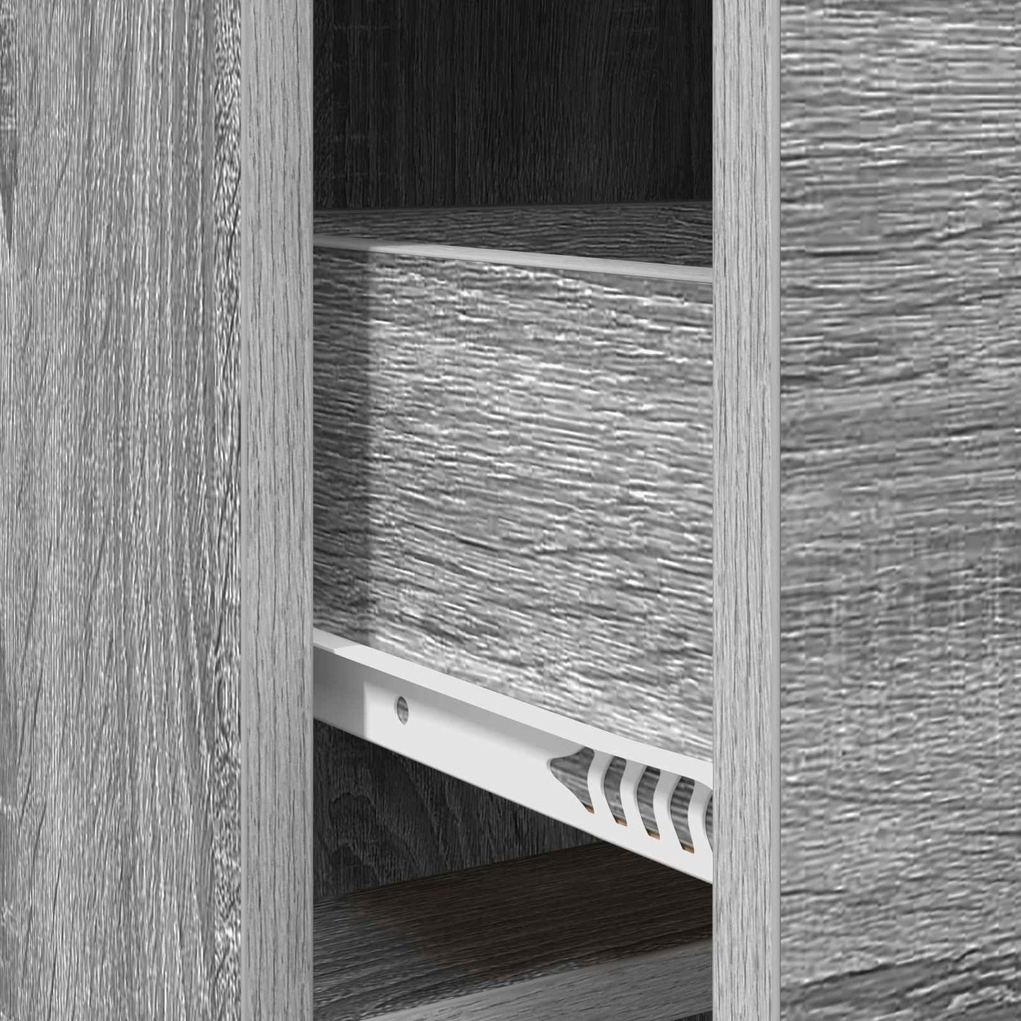 vidaXL Πλαϊνό γραφείο Γκρι Sonoma 75 x 33 x 80 εκ Επεξεργασμένο Ξύλο