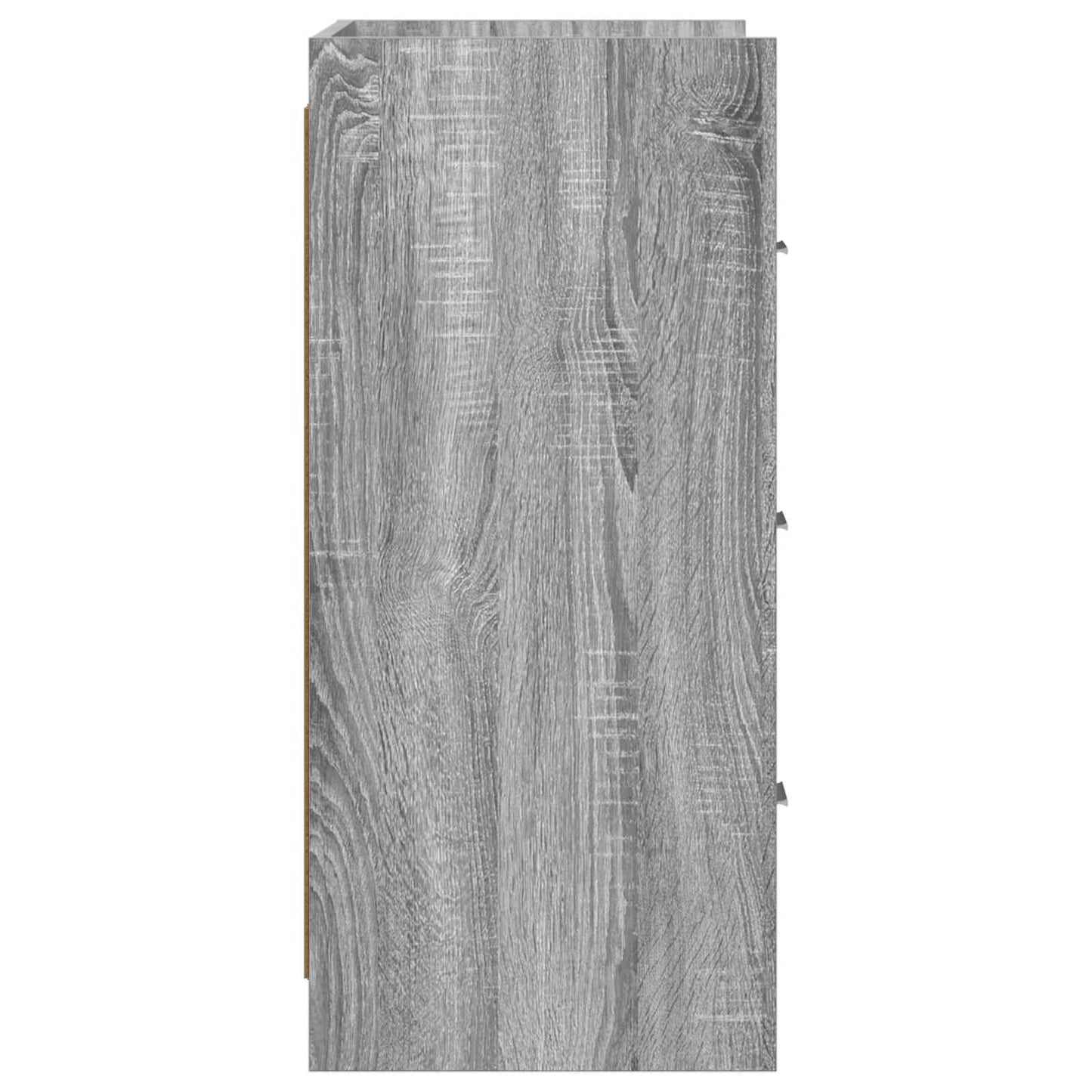 vidaXL Πλαϊνό γραφείο Γκρι Sonoma 75 x 33 x 80 εκ Επεξεργασμένο Ξύλο