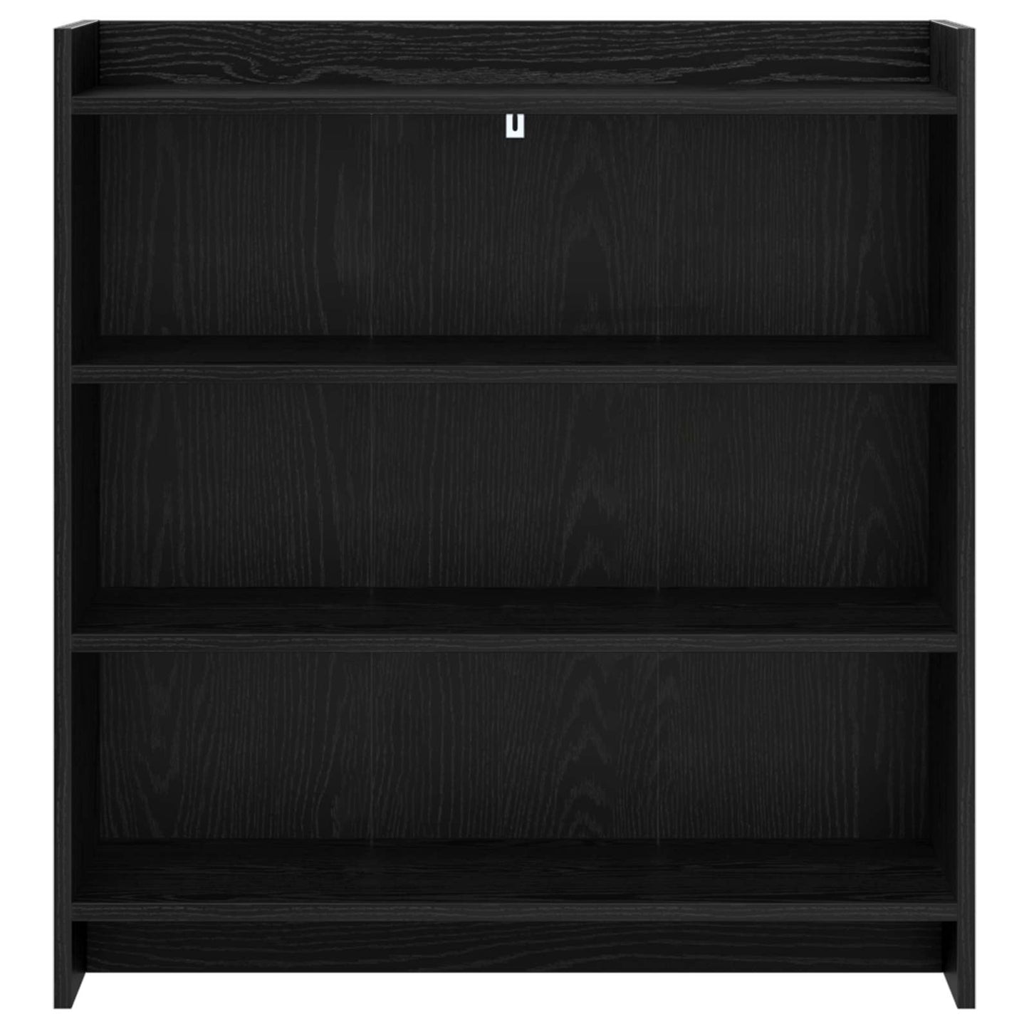 vidaXL Πλαϊνό γραφείο Μαύρη Δρυς 75 x 36 x 80 εκ Επεξεργασμένο Ξύλο