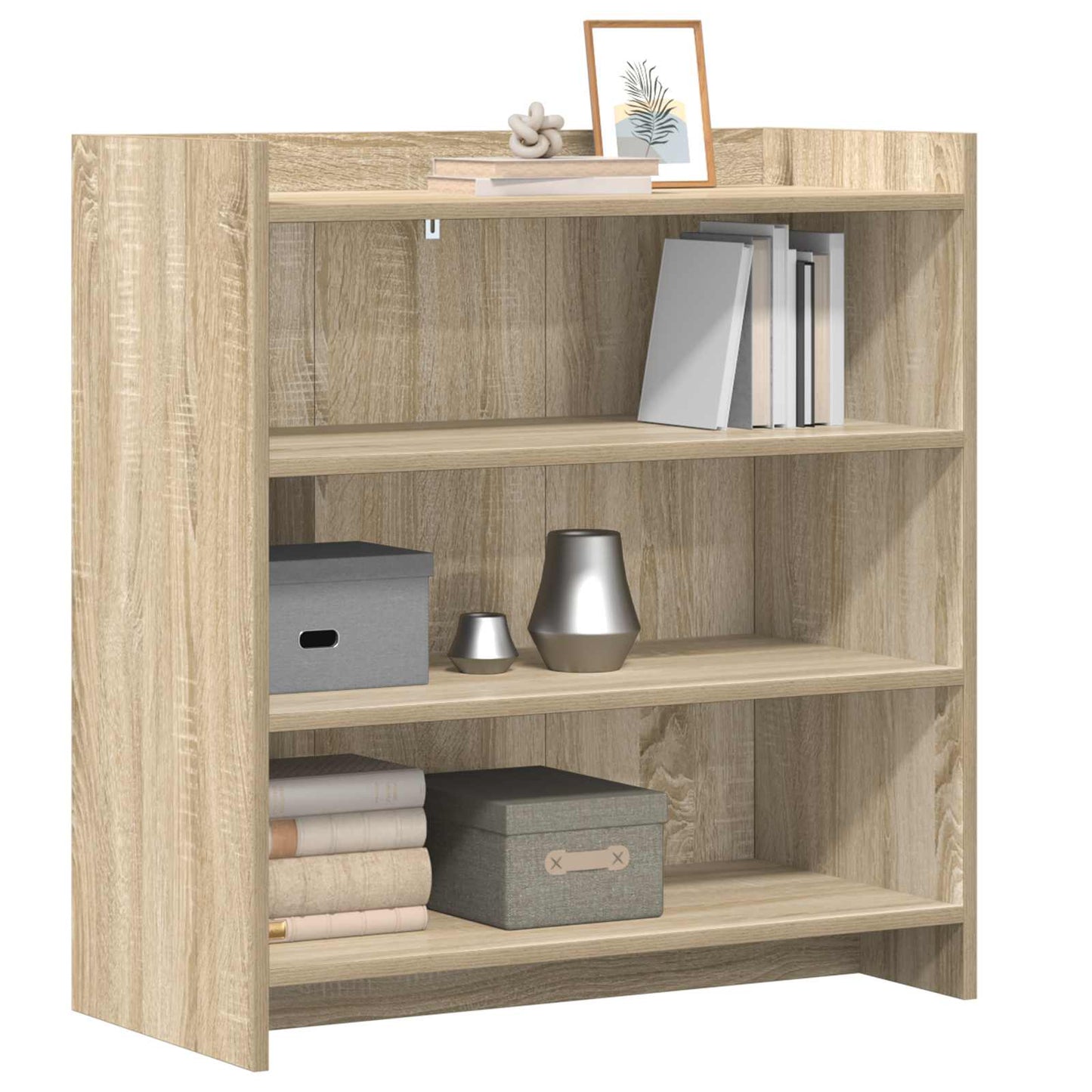 vidaXL Πλαϊνό γραφείο Sonoma Δρυς 75 x 36 x 80 εκ Επεξεργασμένο Ξύλο