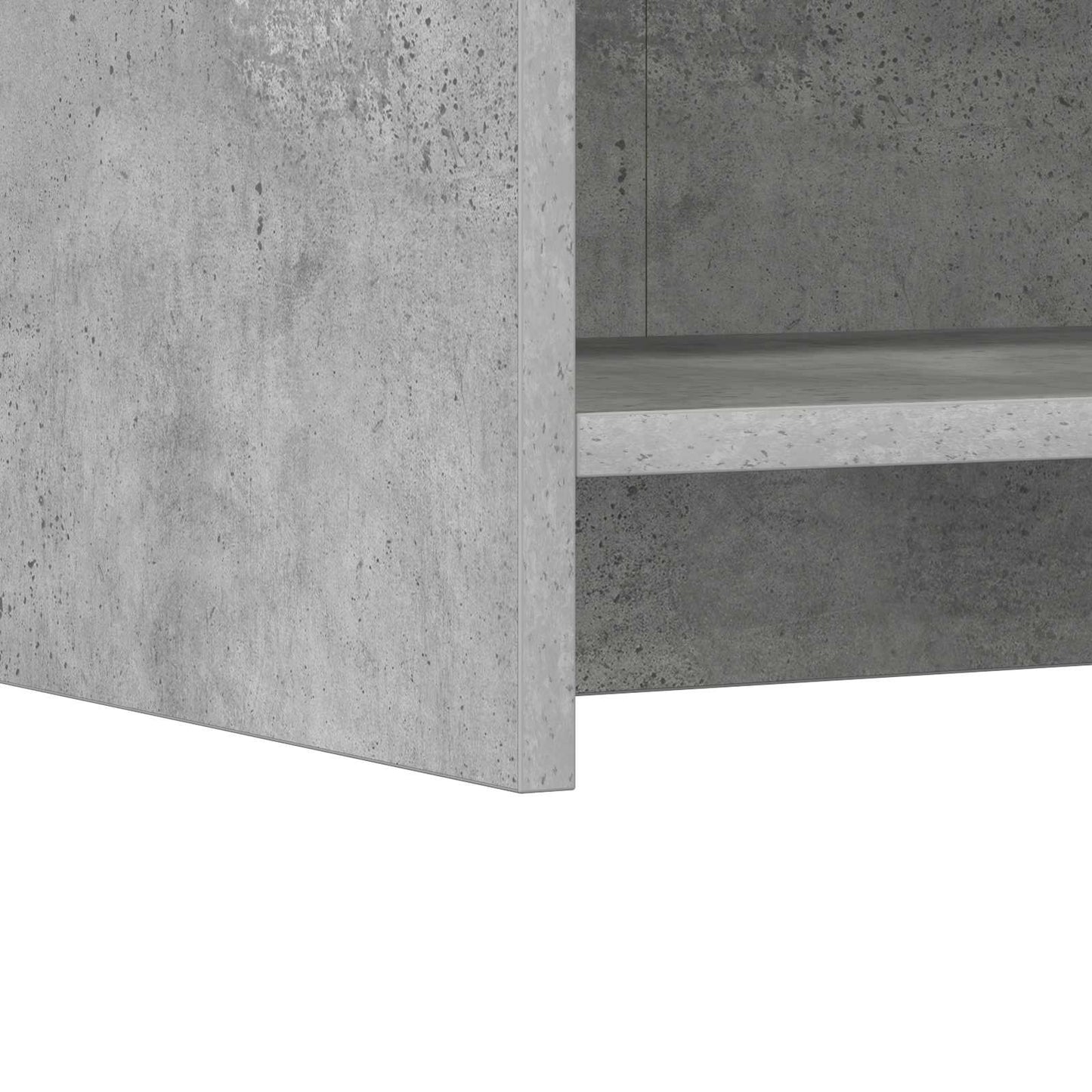 vidaXL Πλαϊνό γραφείο Γκρι Σκυροδέματος 75 x 36 x 80 εκ
