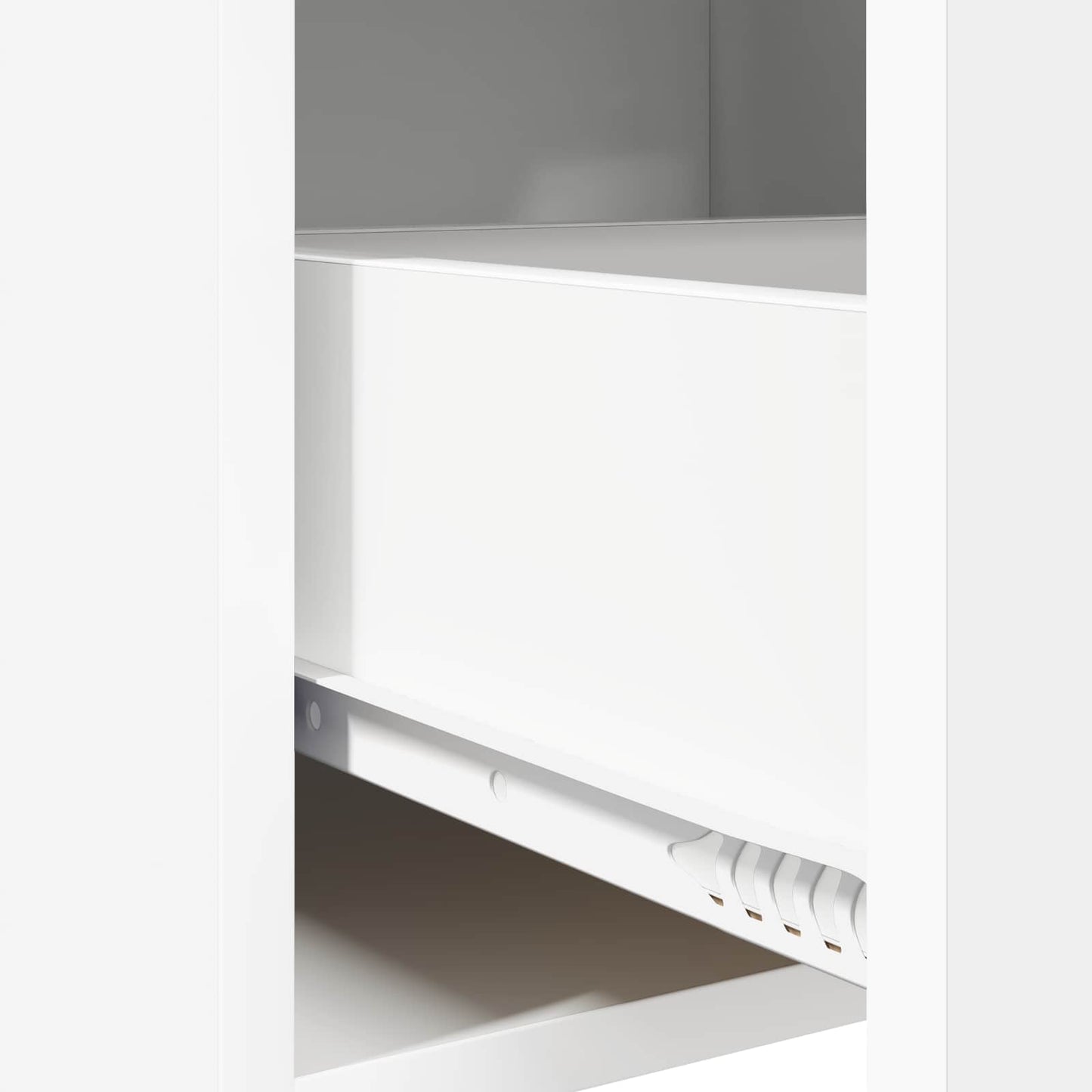 vidaXL Πλαϊνό γραφείο Λευκό 75 x 36 x 80 εκ Επεξεργασμένο Ξύλο