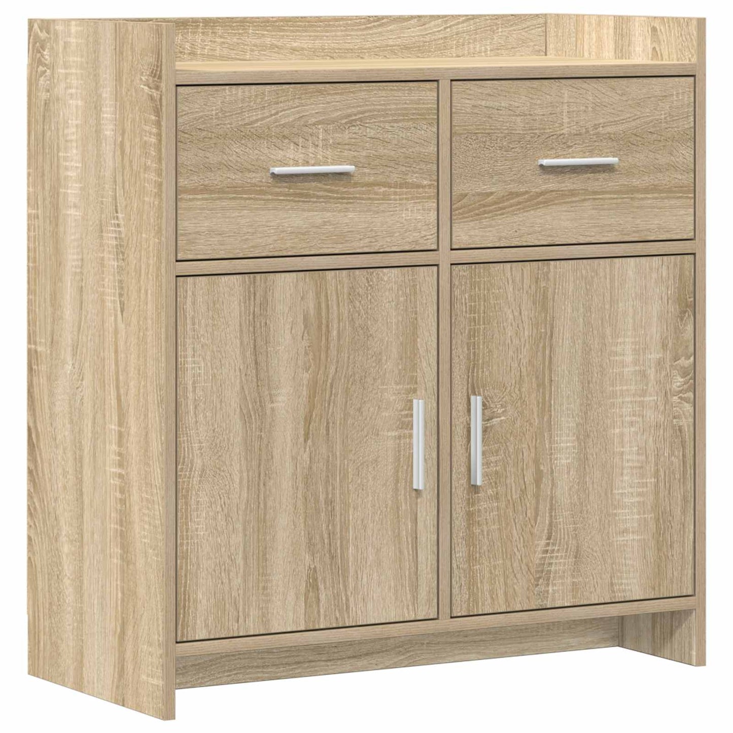 vidaXL Πλαϊνό γραφείο Sonoma Δρυς 75 x 36 x 80 εκ Επεξεργασμένο Ξύλο