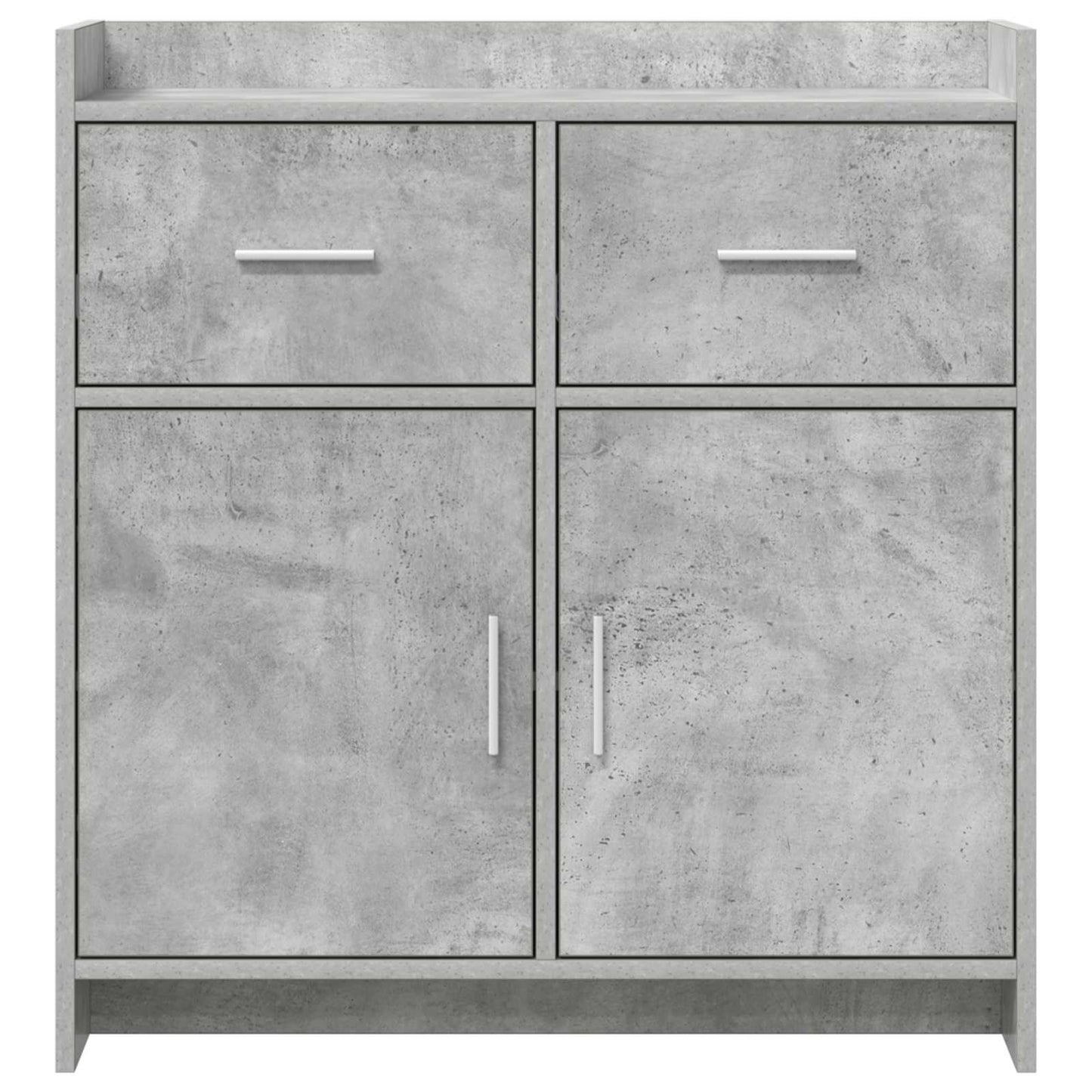 vidaXL Πλαϊνό γραφείο Γκρι Σκυροδέματος 75 x 36 x 80 εκ