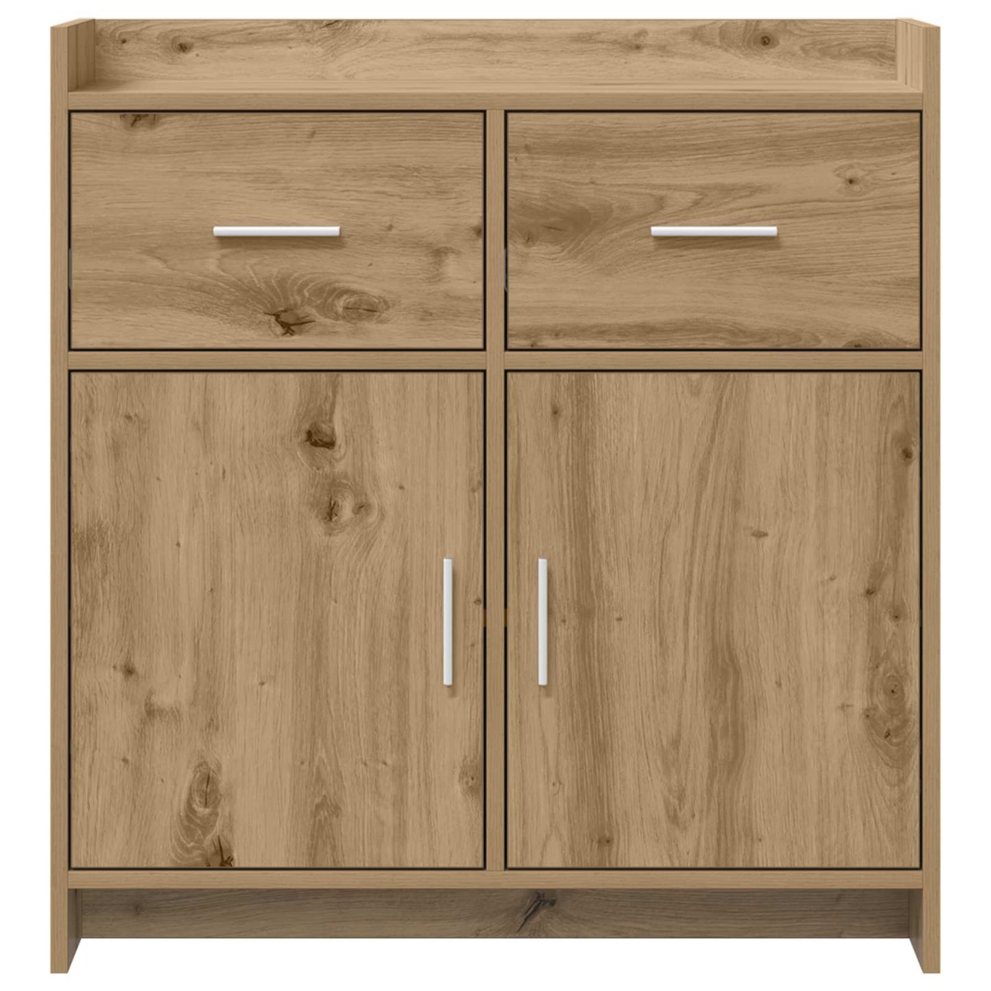 vidaXL Πλαϊνό γραφείο Artisan Δρυς 75 x 36 x 80 εκ Επεξεργασμένο Ξύλο