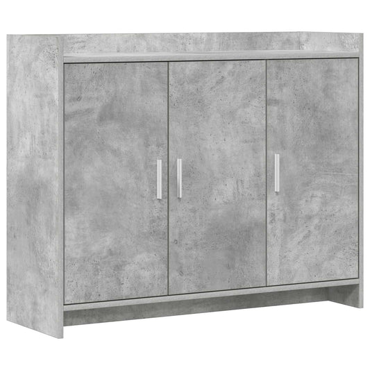 vidaXL Πλαϊνό γραφείο Γκρι Σκυροδέματος 98,5 x 33 x 80 εκ