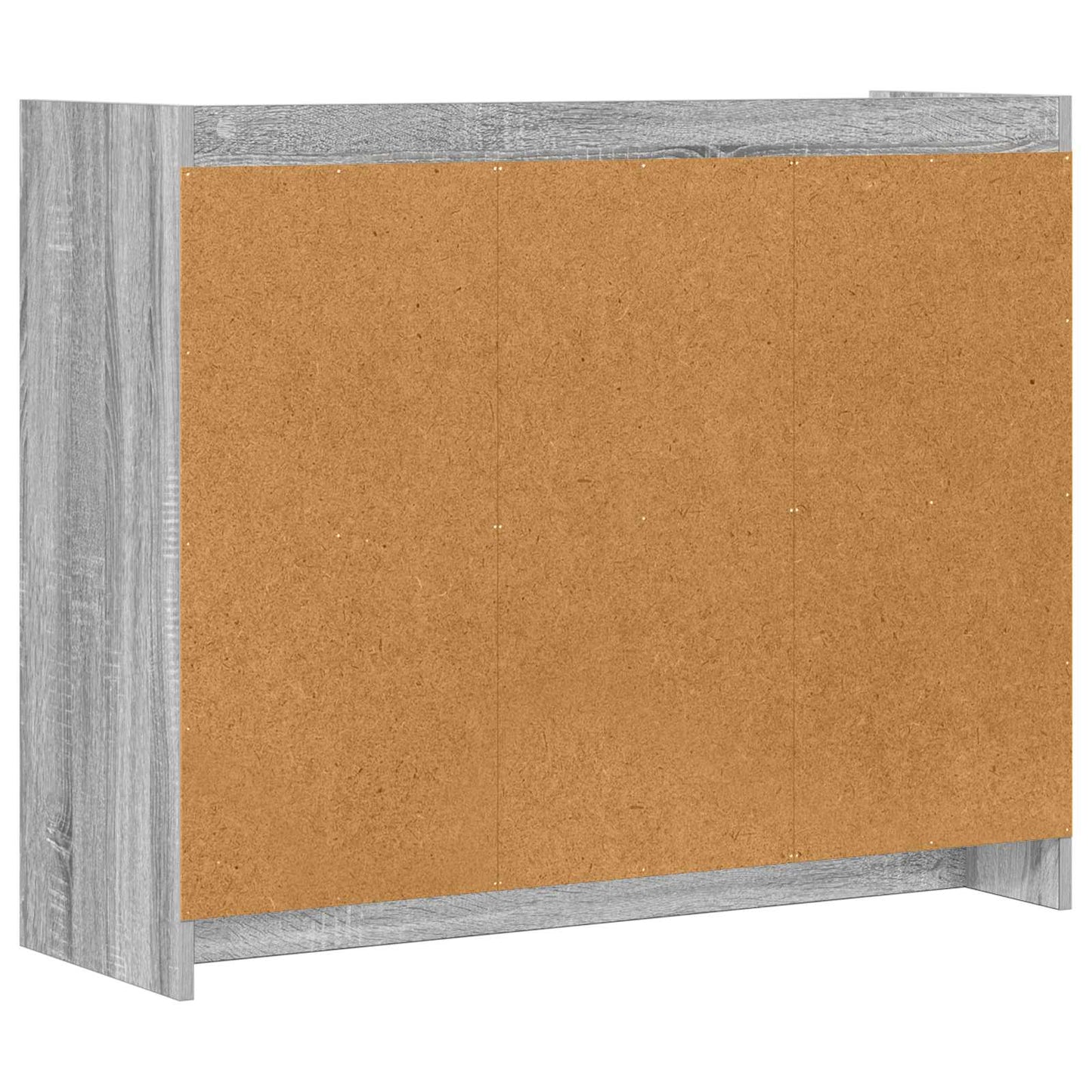 vidaXL Πλαϊνό γραφείο Γκρι Sonoma 98,5 x 33 x 80 εκ Επεξεργασμένο Ξύλο