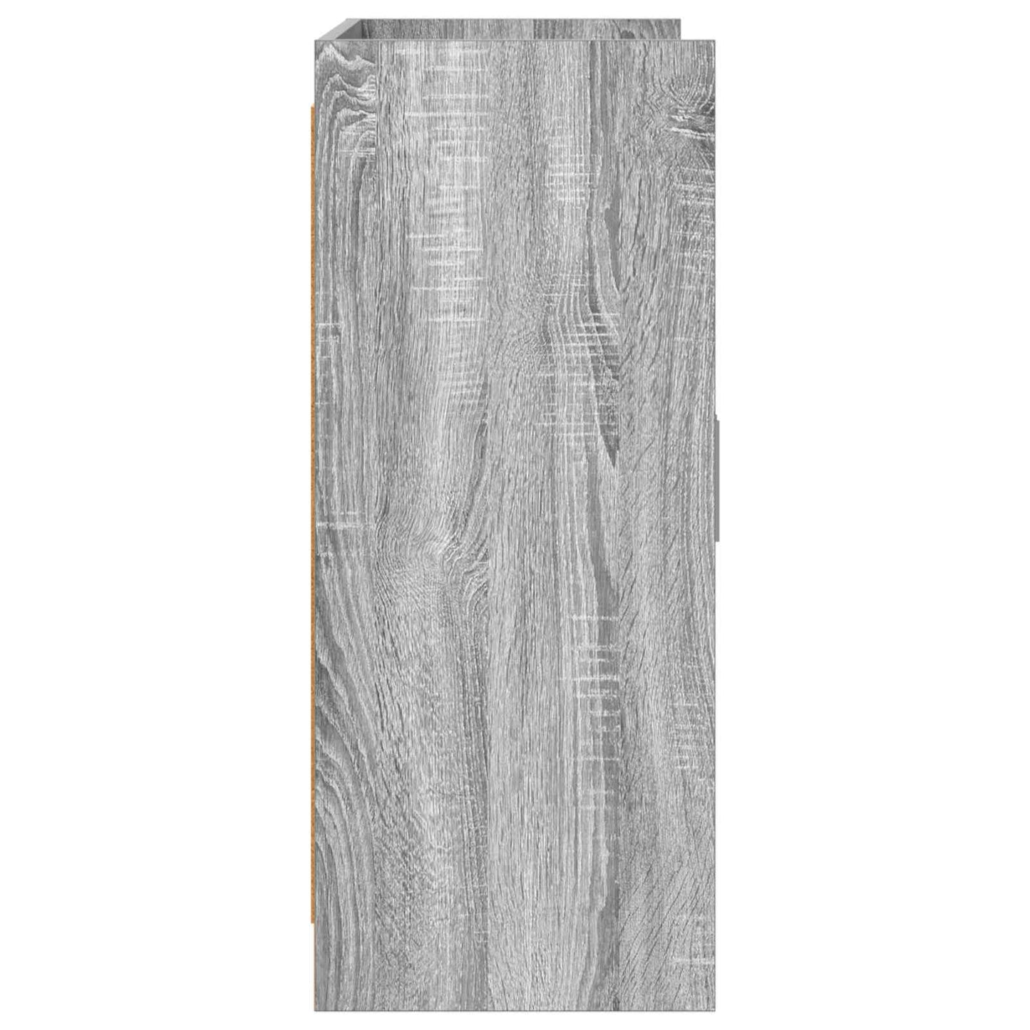 vidaXL Πλαϊνό γραφείο Γκρι Sonoma 98,5 x 33 x 80 εκ Επεξεργασμένο Ξύλο