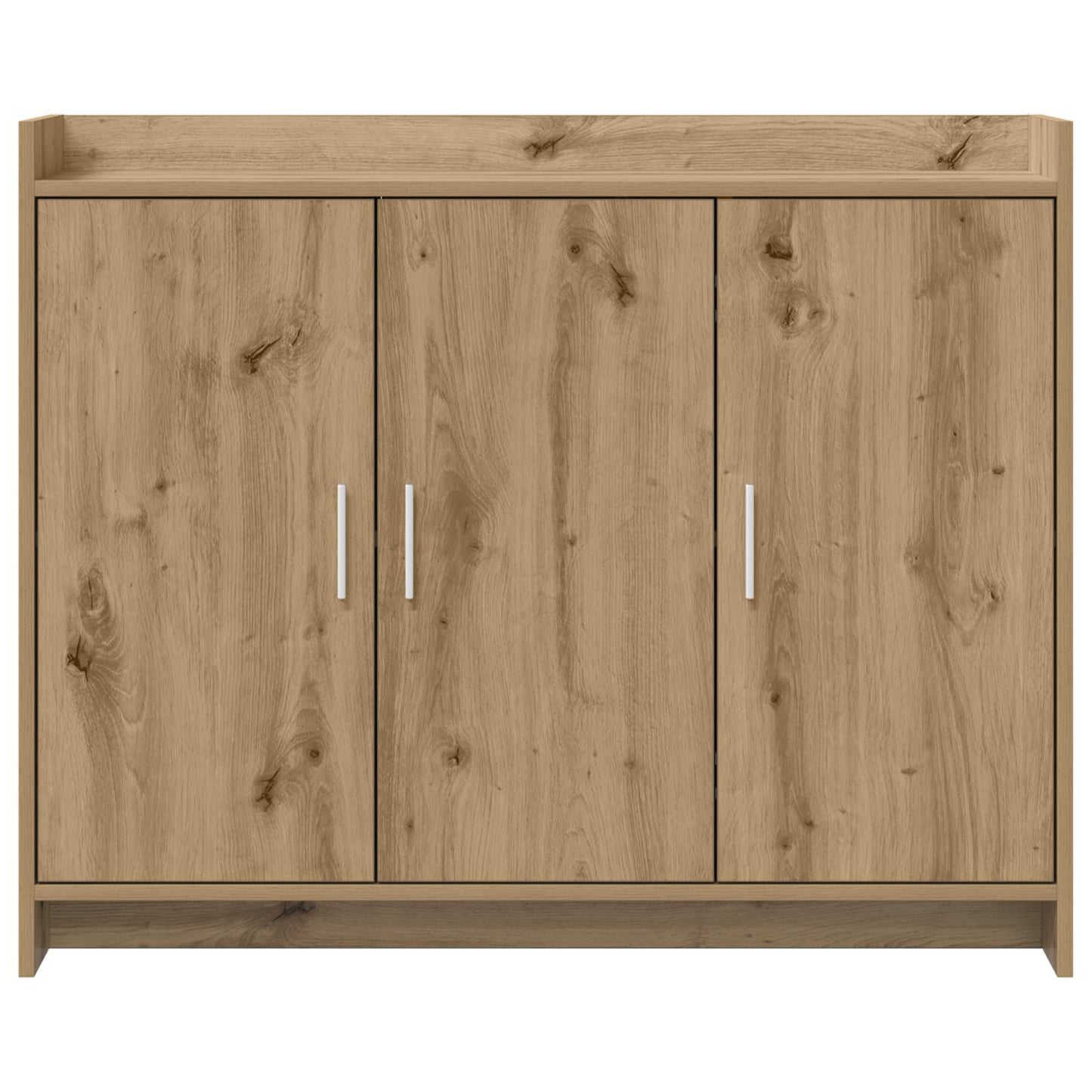 vidaXL Πλαϊνό γραφείο Artisan Δρυς 98,5 x 33 x 80 εκ