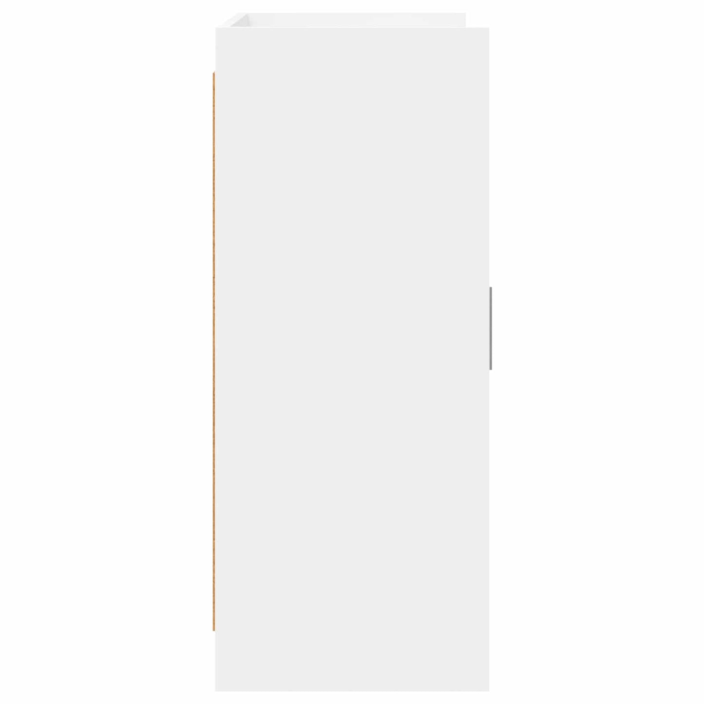 vidaXL Πλαϊνό γραφείο Λευκό 98,5 x 33 x 80 εκ Επεξεργασμένο Ξύλο