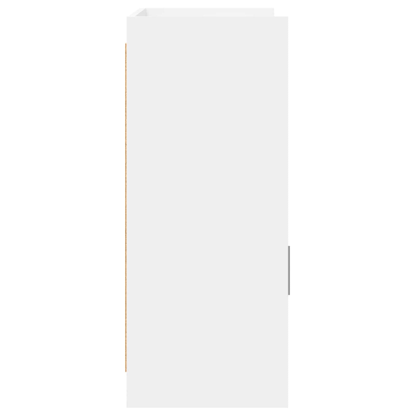 vidaXL Πλαϊνό γραφείο Λευκό 98,5 x 33 x 80 εκ Επεξεργασμένο Ξύλο