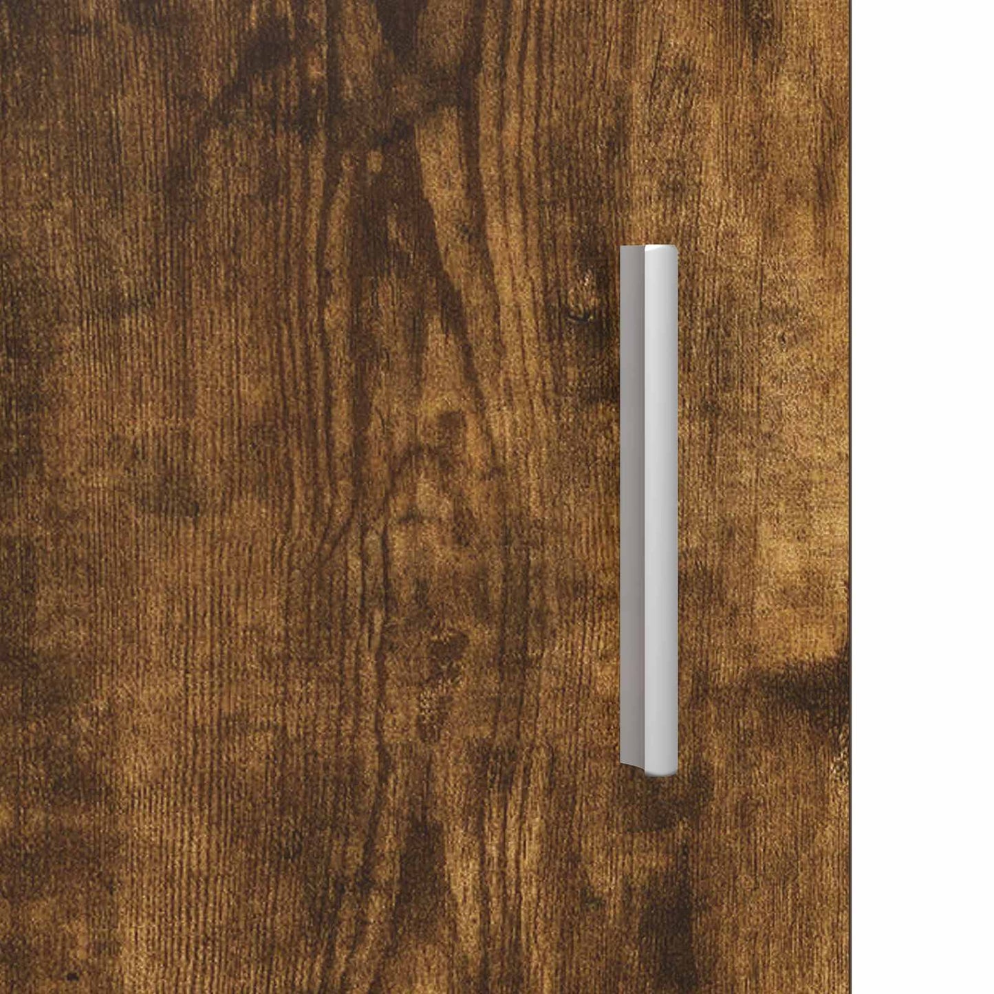 vidaXL Πλαϊνό γραφείο Καπνισμένο Ξύλο Δρυός 98,5 x 33 x 80 εκ