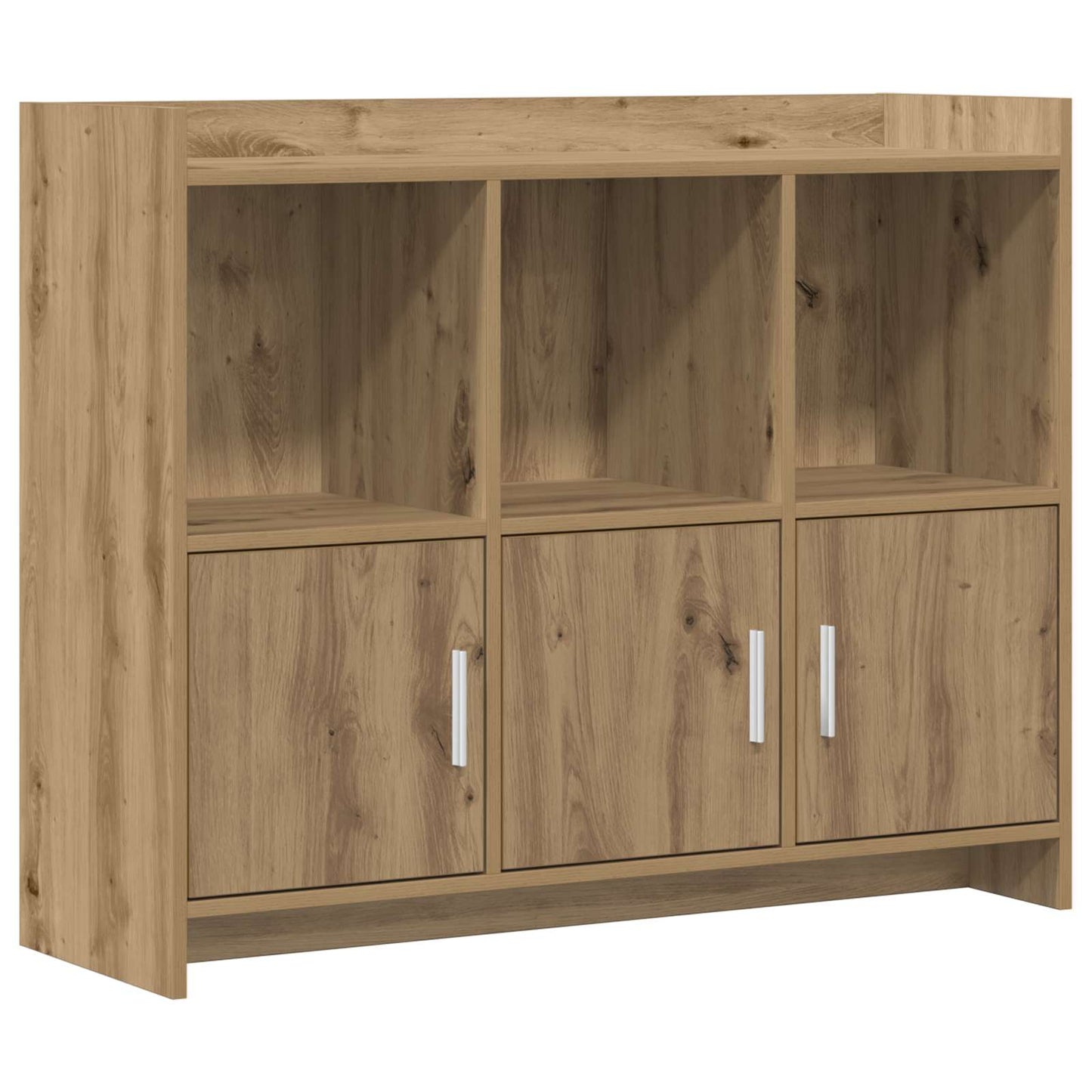 vidaXL Πλαϊνό γραφείο Artisan Δρυς 98,5 x 33 x 80 εκ