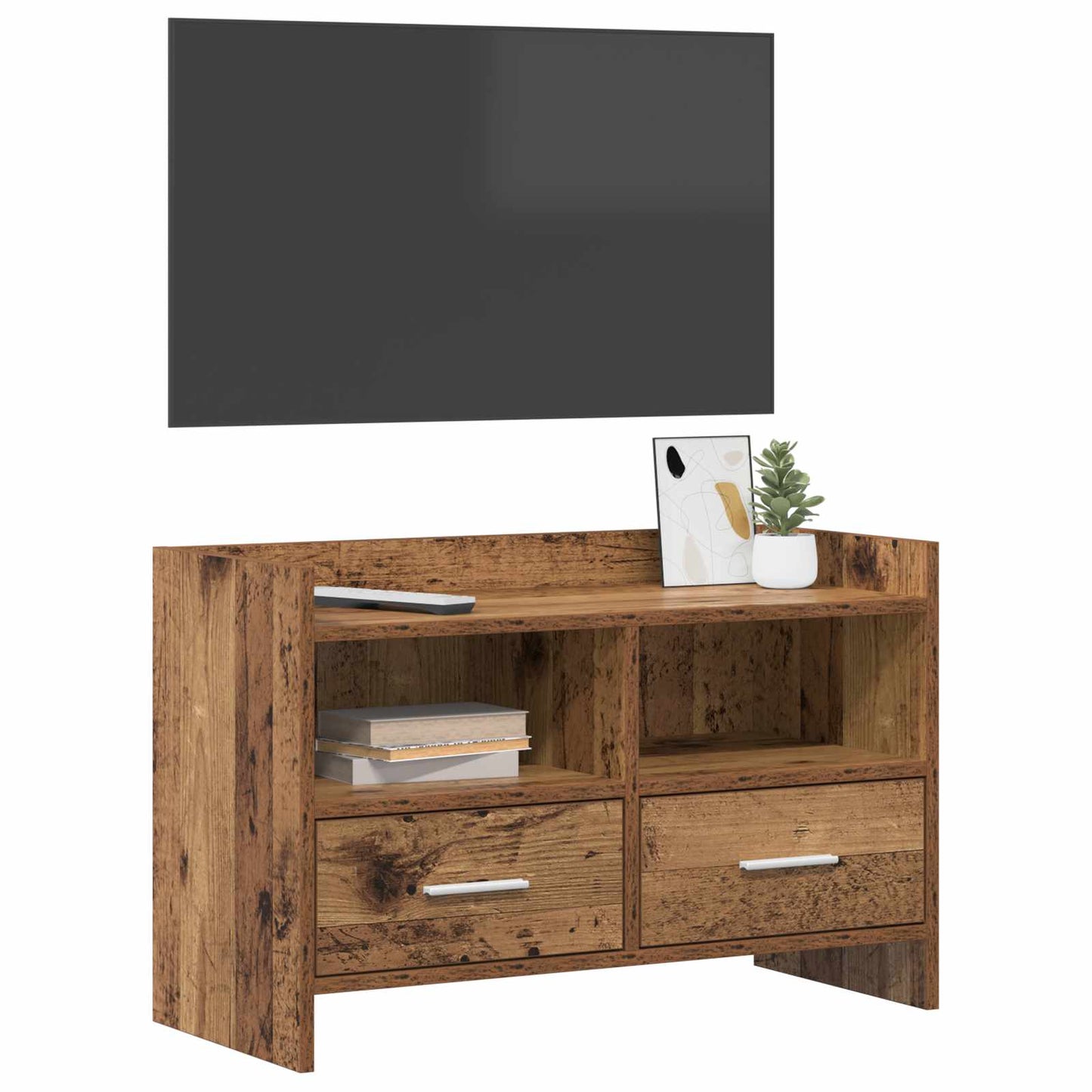 vidaXL Ντουλάπι TV 71,5 x 33 x 47 εκ. Παλαιωμένο ξύλο