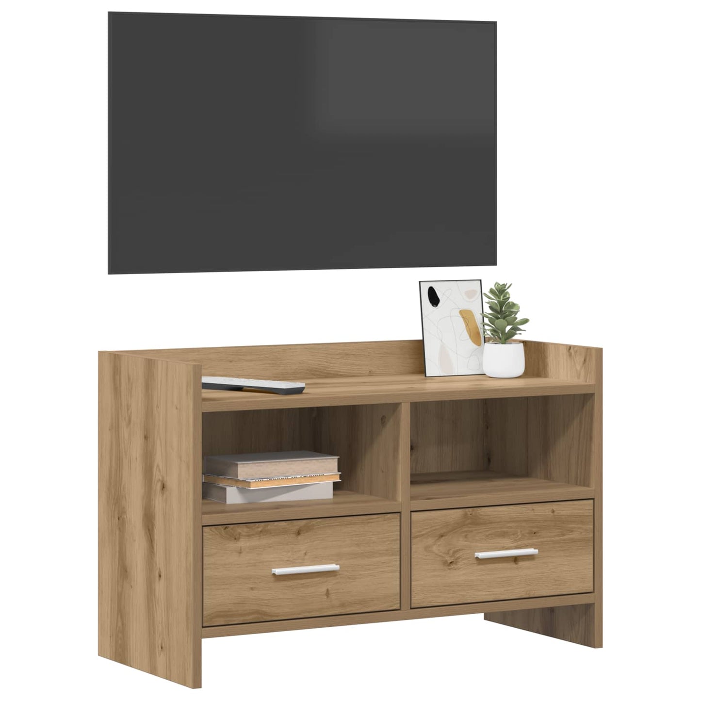 vidaXL Ντουλάπι TV 71,5 x 33 x 47 εκ. Artisan Δρυς Επεξεργασμένο Ξύλο
