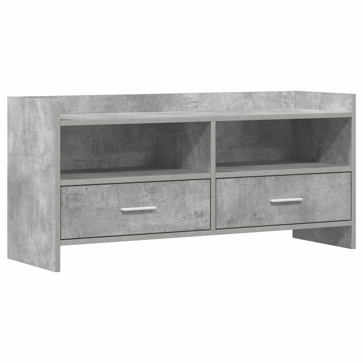 vidaXL Ντουλάπι TV 100 x 33 x 47 εκ Γκρι Σκυροδέματος
