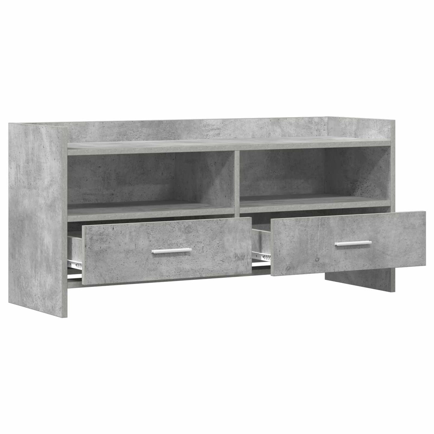 vidaXL Ντουλάπι TV 100 x 33 x 47 εκ Γκρι Σκυροδέματος