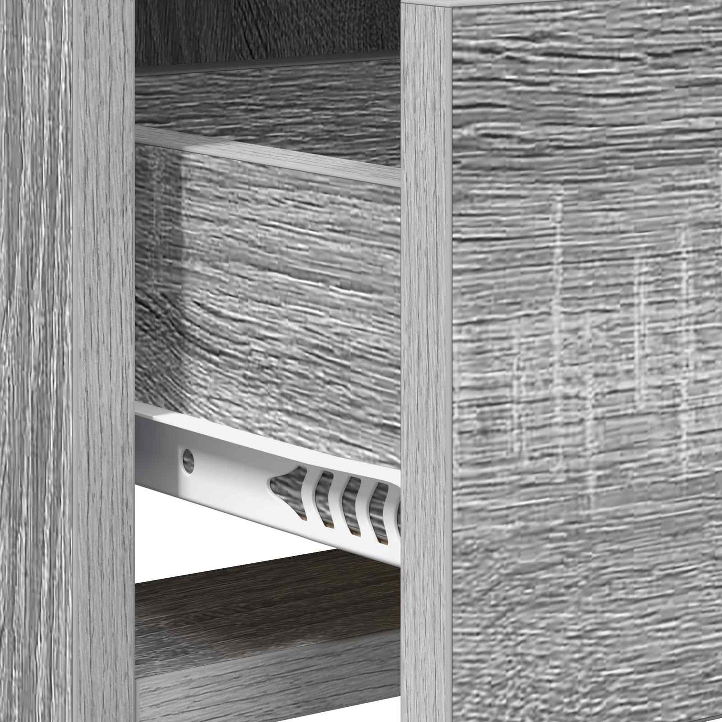 vidaXL Ντουλάπι TV 100 x 33 x 47 εκ Γκρι Sonoma Επεξεργασμένο Ξύλο