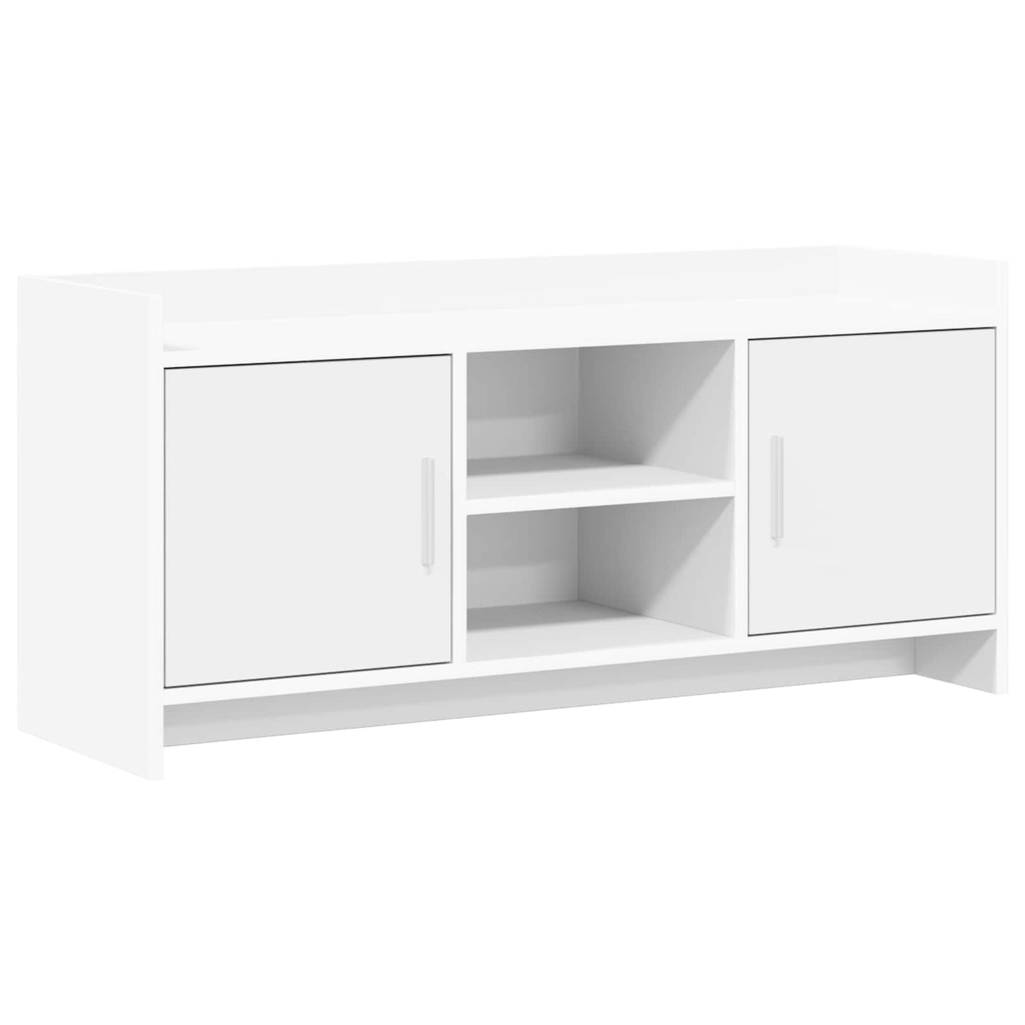 vidaXL Ντουλάπι TV 102 x 33 x 47 εκ Λευκό Επεξεργασμένο Ξύλο