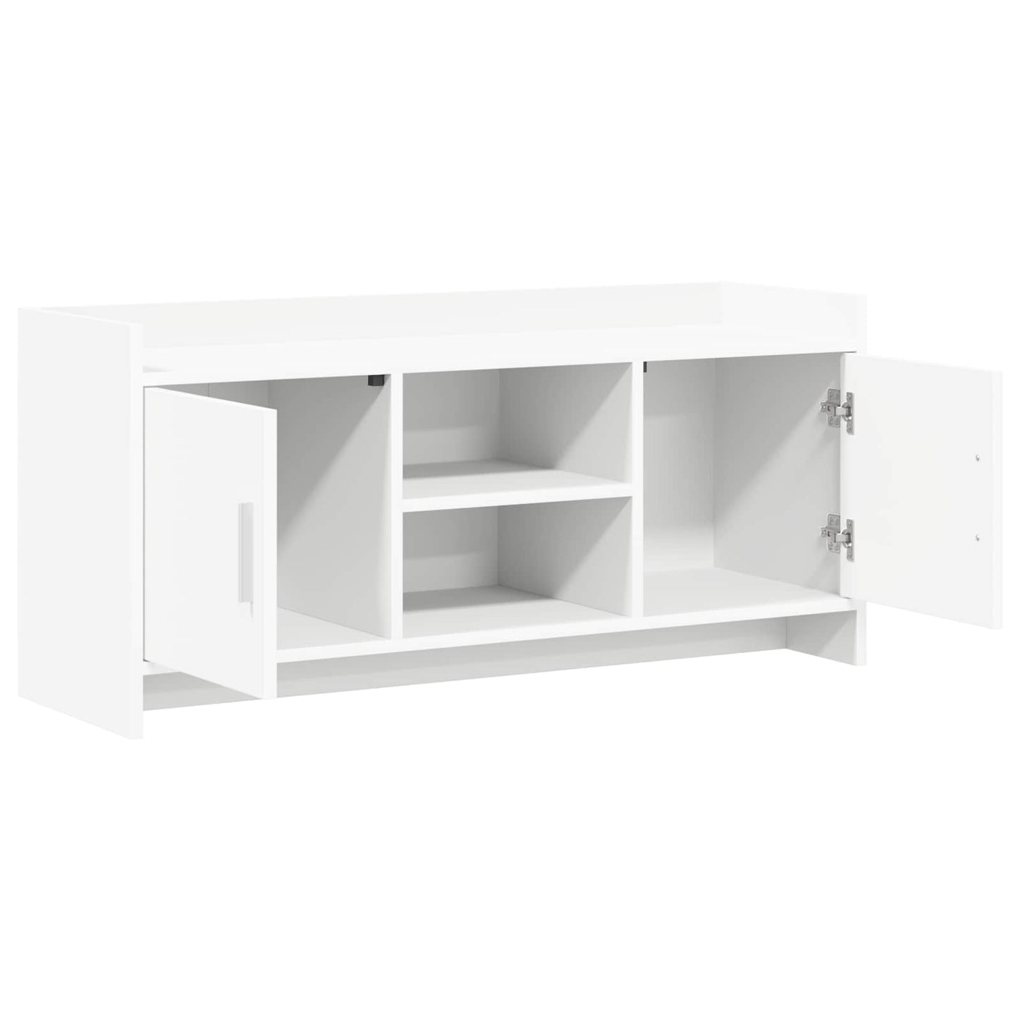 vidaXL Ντουλάπι TV 102 x 33 x 47 εκ Λευκό Επεξεργασμένο Ξύλο