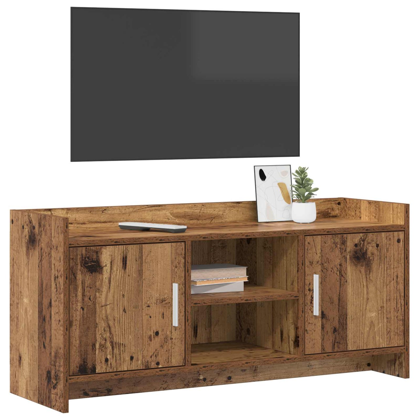 vidaXL Ντουλάπι TV 102 x 33 x 47 εκ Παλαιωμένο ξύλο Επεξεργασμένο Ξύλο