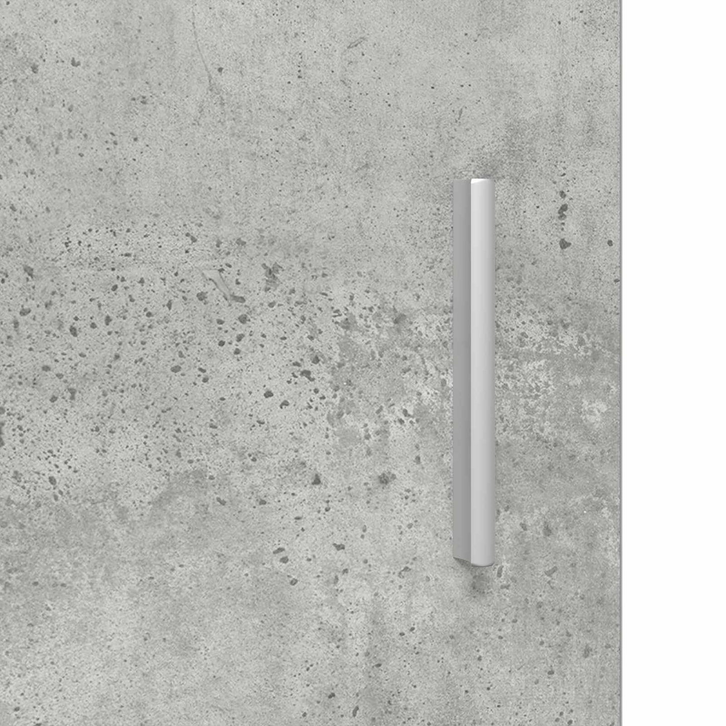 vidaXL Ντουλάπι TV 130 x 33 x 47 εκ Γκρι Σκυροδέματος