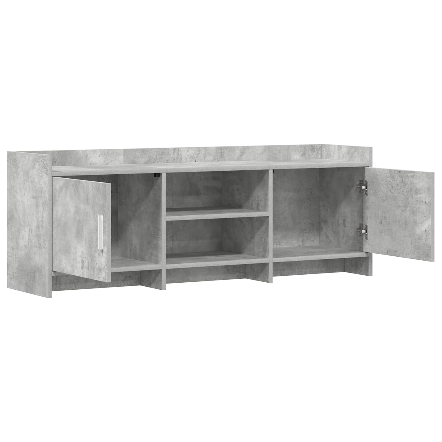 vidaXL Ντουλάπι TV 130 x 33 x 47 εκ Γκρι Σκυροδέματος