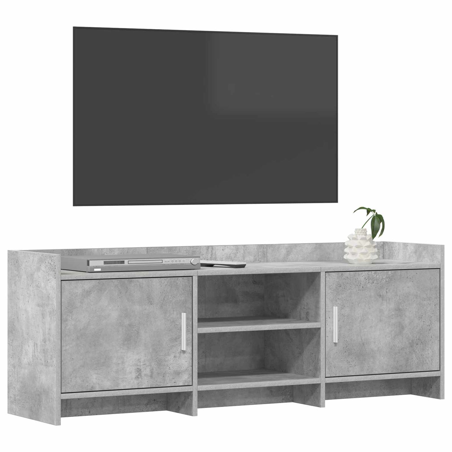 vidaXL Ντουλάπι TV 130 x 33 x 47 εκ Γκρι Σκυροδέματος
