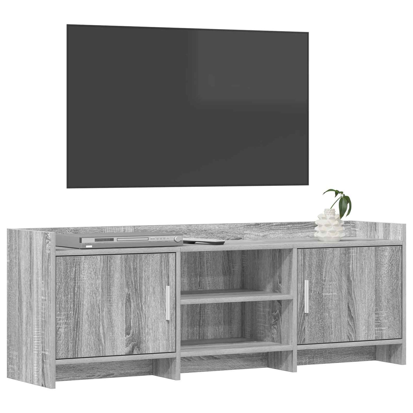 vidaXL Ντουλάπι TV 130 x 33 x 47 εκ Γκρι Sonoma Επεξεργασμένο Ξύλο