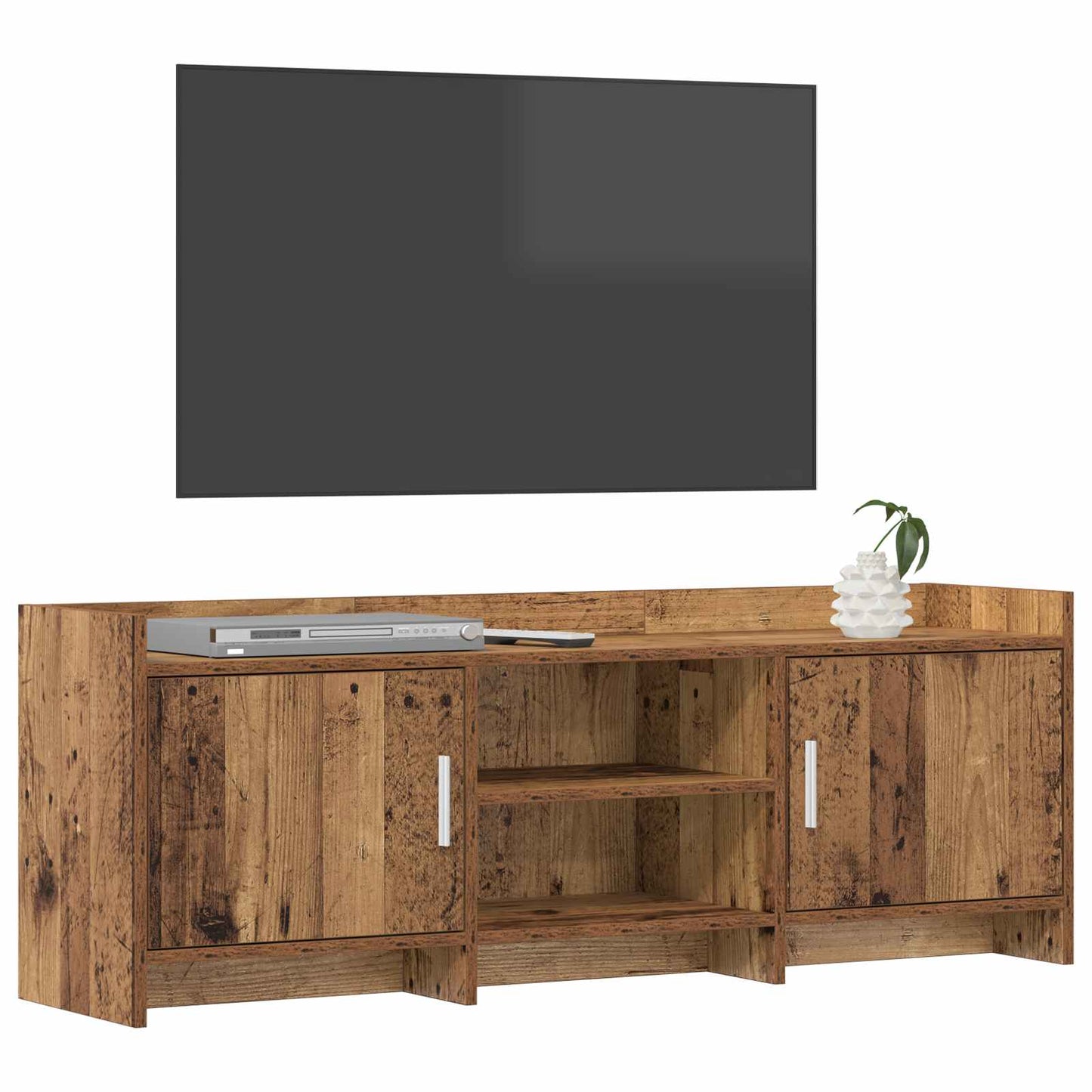 vidaXL Ντουλάπι TV 130 x 33 x 47 εκ Παλαιωμένο ξύλο Επεξεργασμένο Ξύλο