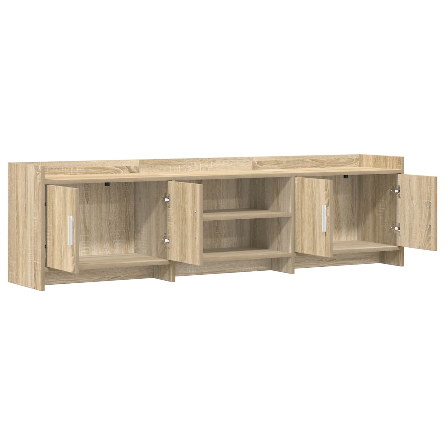 vidaXL Ντουλάπι TV 168 x 33 x 47 εκ. Sonoma Δρυς Επεξεργασμένο Ξύλο