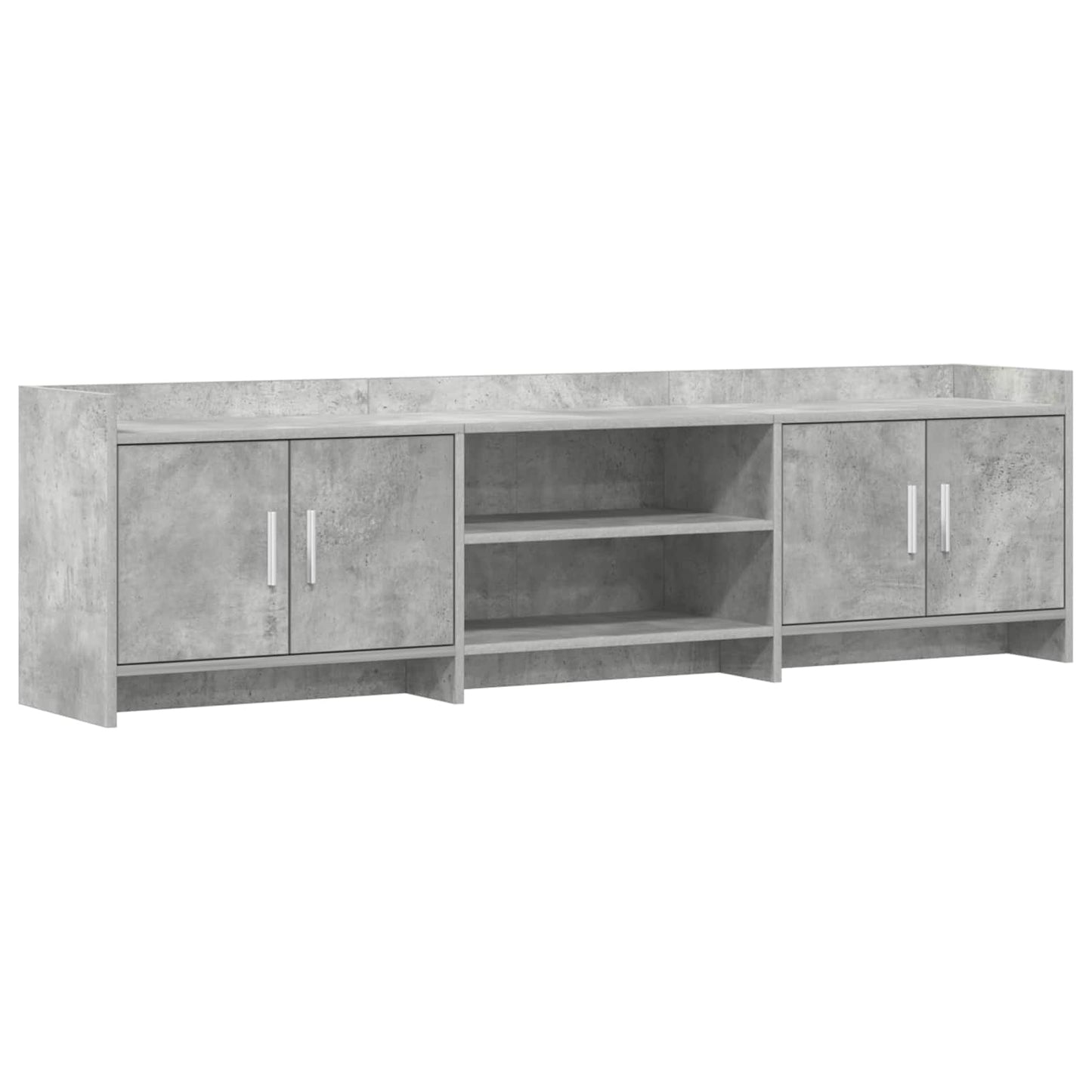 vidaXL Ντουλάπι TV 168 x 33 x 47 εκ. Γκρι Σκυροδέματος