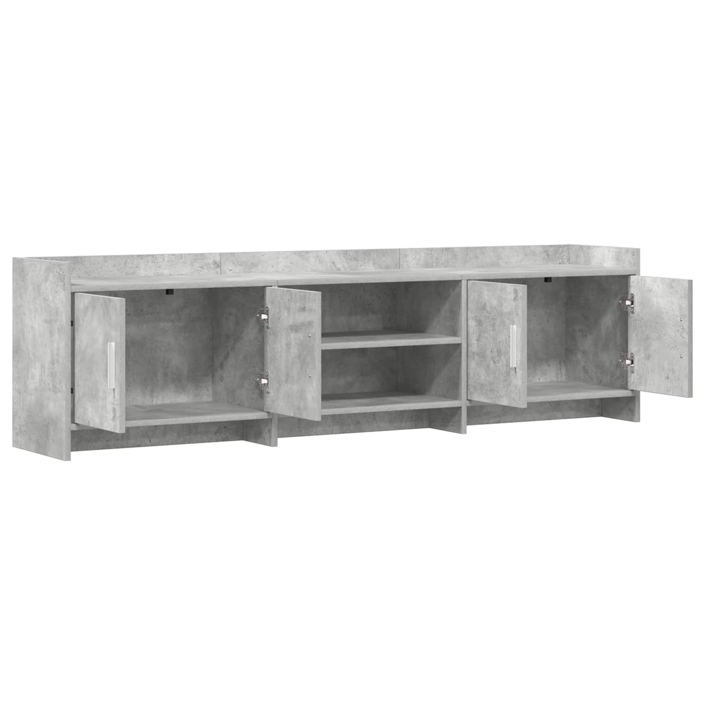 vidaXL Ντουλάπι TV 168 x 33 x 47 εκ. Γκρι Σκυροδέματος