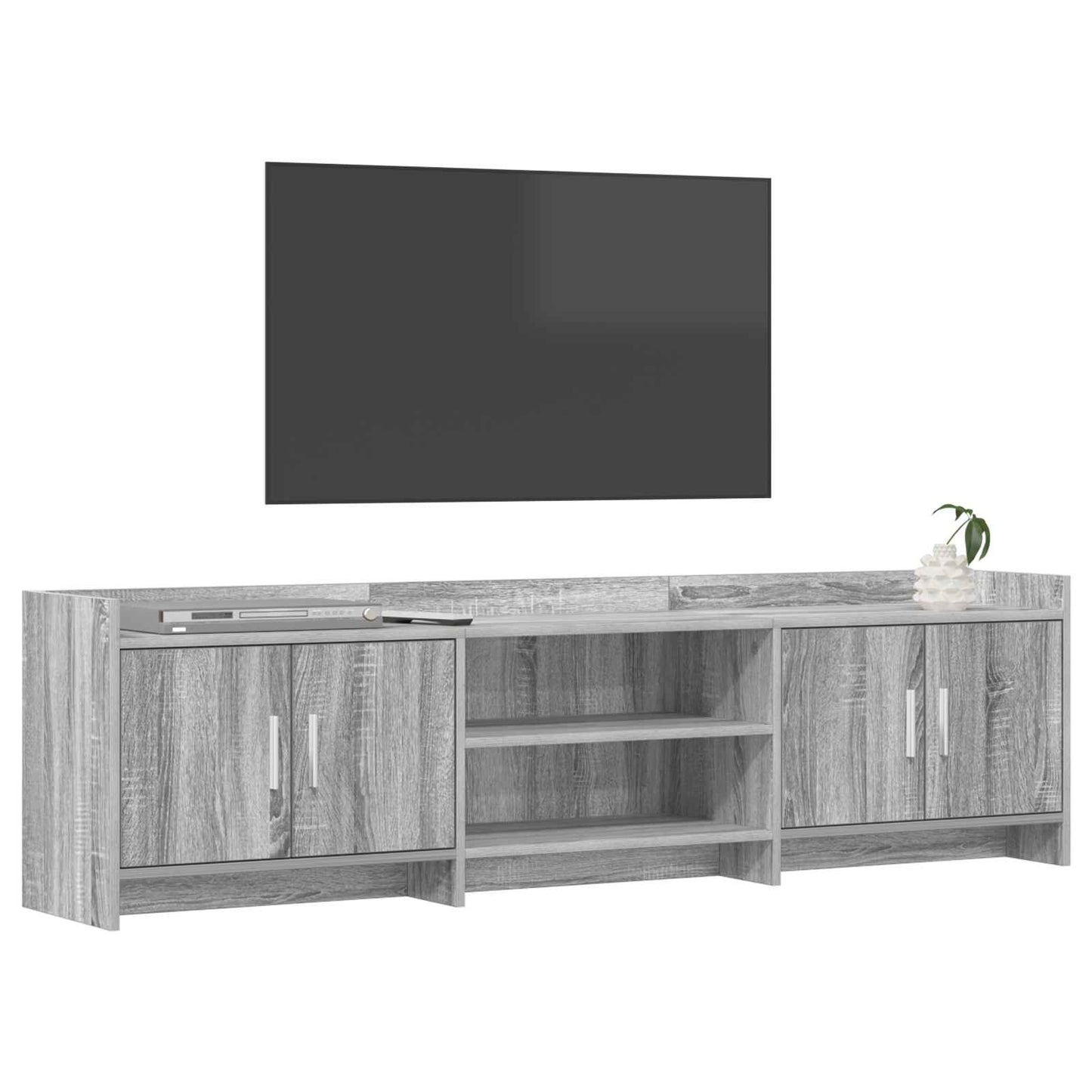 vidaXL Ντουλάπι TV 168 x 33 x 47 εκ. Γκρι Sonoma Επεξεργασμένο Ξύλο