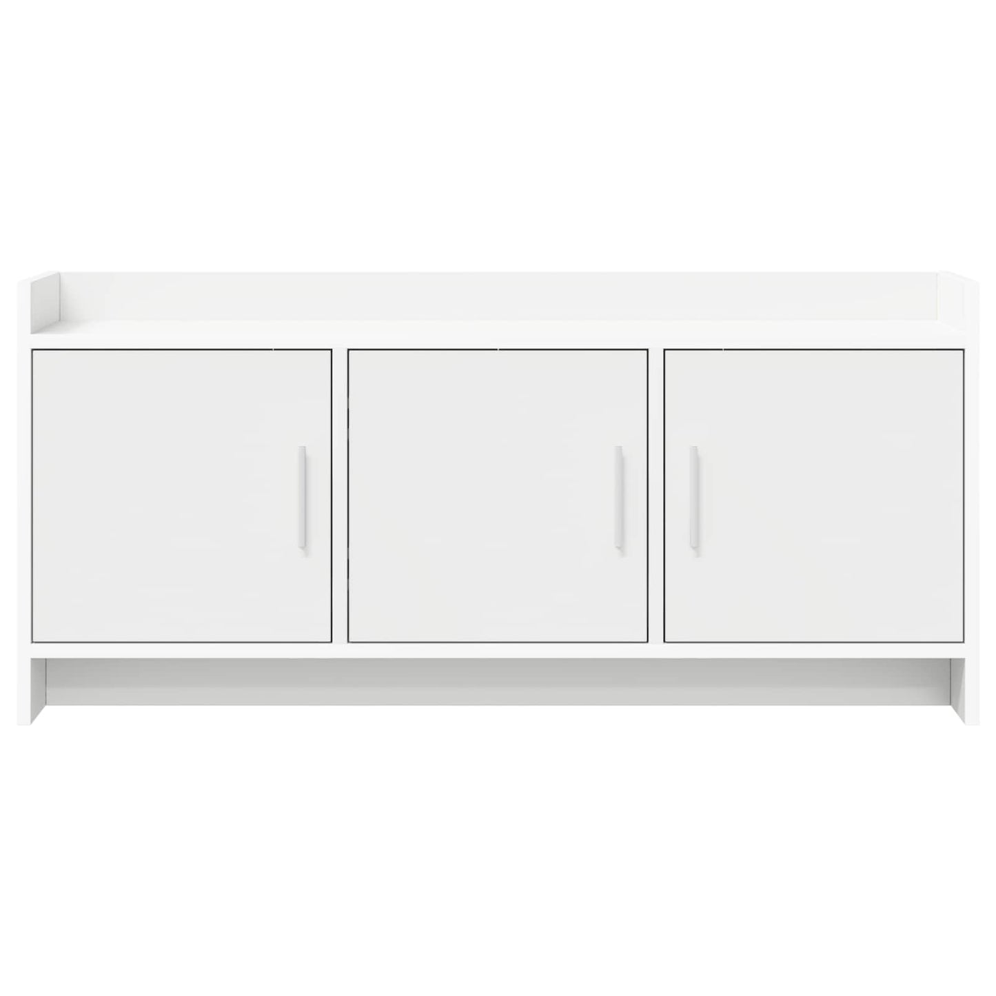 vidaXL Ντουλάπι TV 102 x 33 x 47 εκ Λευκό Επεξεργασμένο Ξύλο