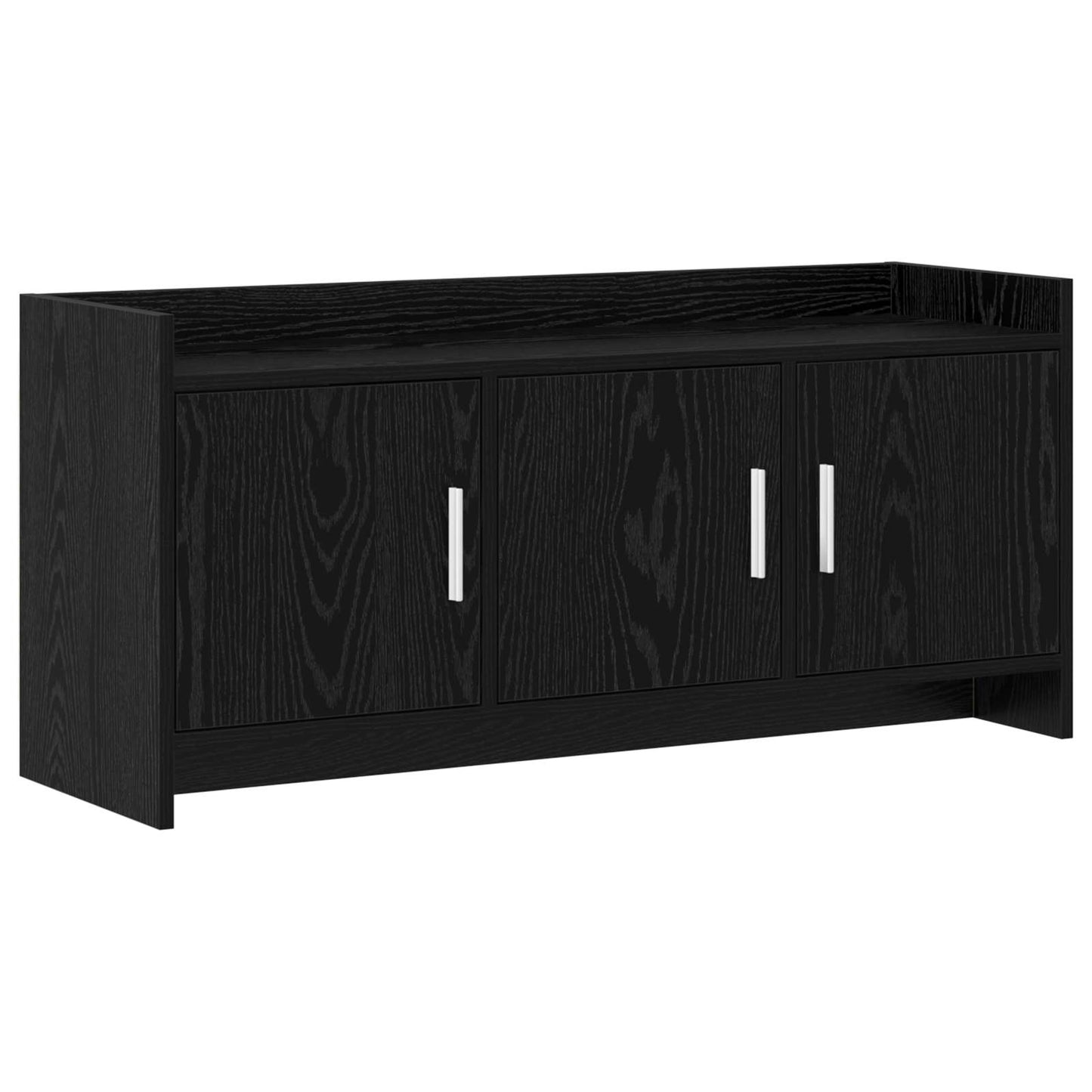 vidaXL Ντουλάπι TV 102 x 33 x 47 εκ Μαύρη Δρυς Επεξεργασμένο Ξύλο