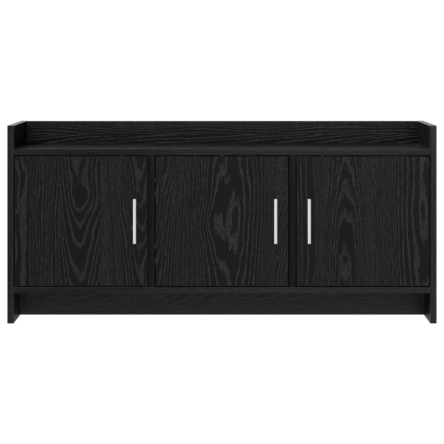 vidaXL Ντουλάπι TV 102 x 33 x 47 εκ Μαύρη Δρυς Επεξεργασμένο Ξύλο