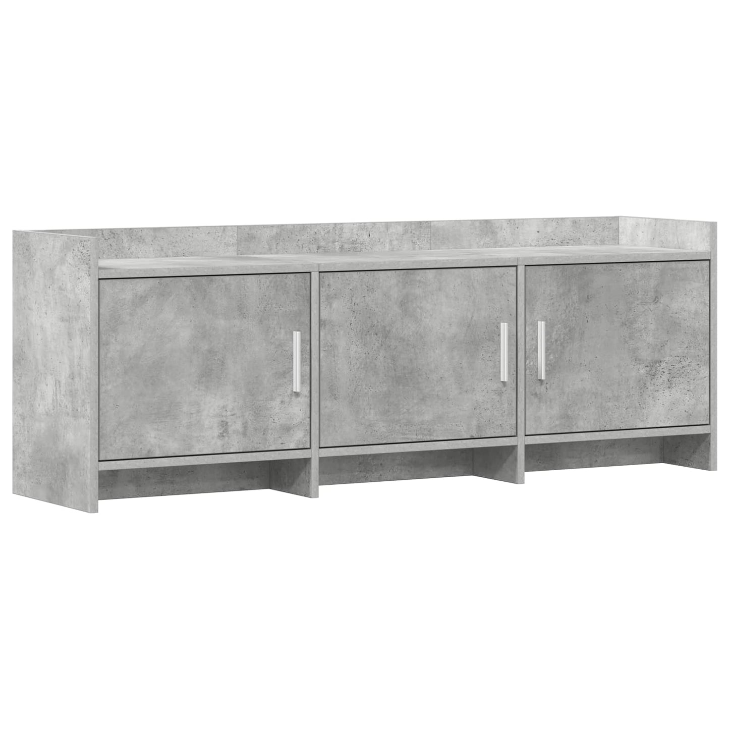 vidaXL Ντουλάπι TV 130 x 33 x 47 εκ Γκρι Σκυροδέματος