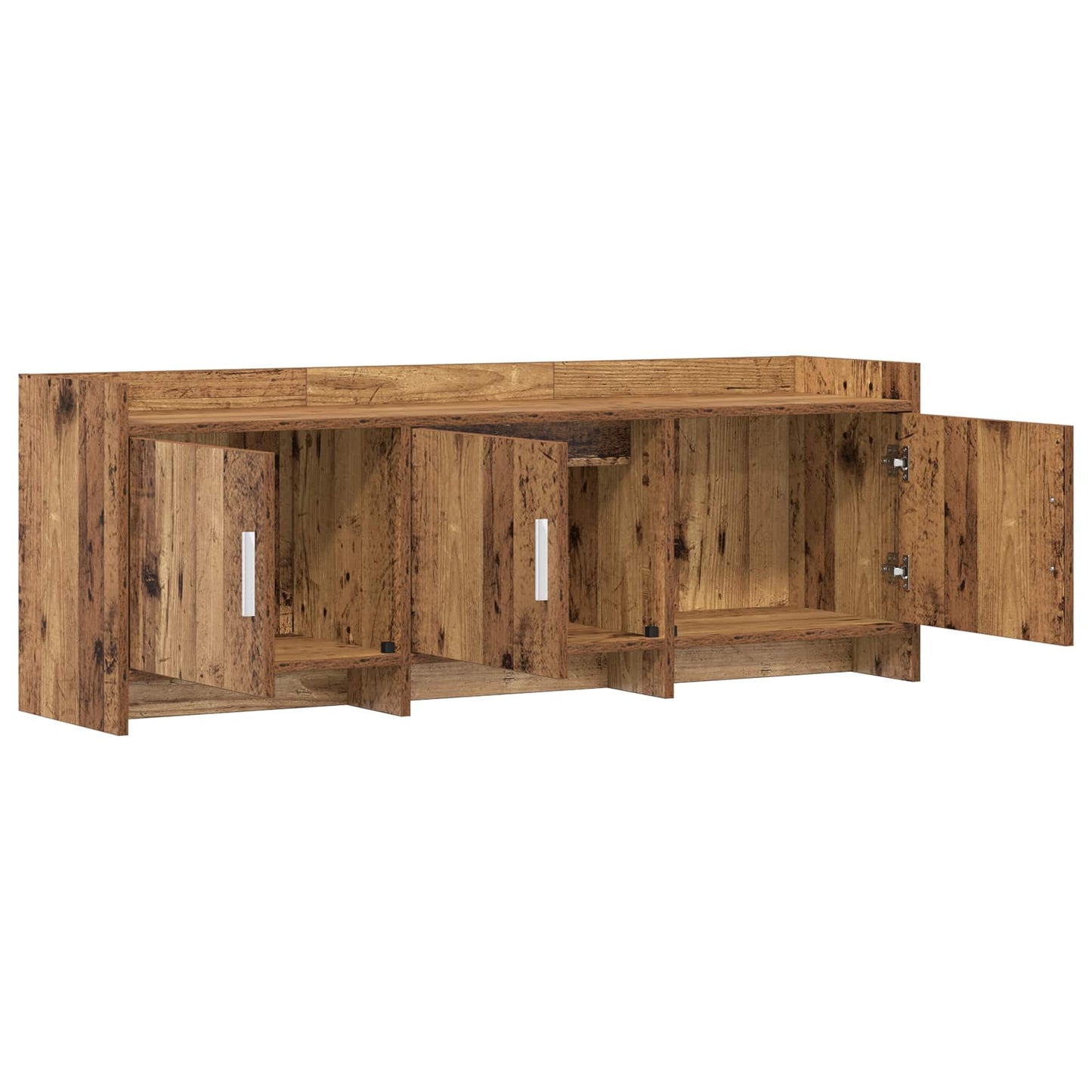 vidaXL Ντουλάπι TV 130 x 33 x 47 εκ Παλαιωμένο ξύλο Επεξεργασμένο Ξύλο