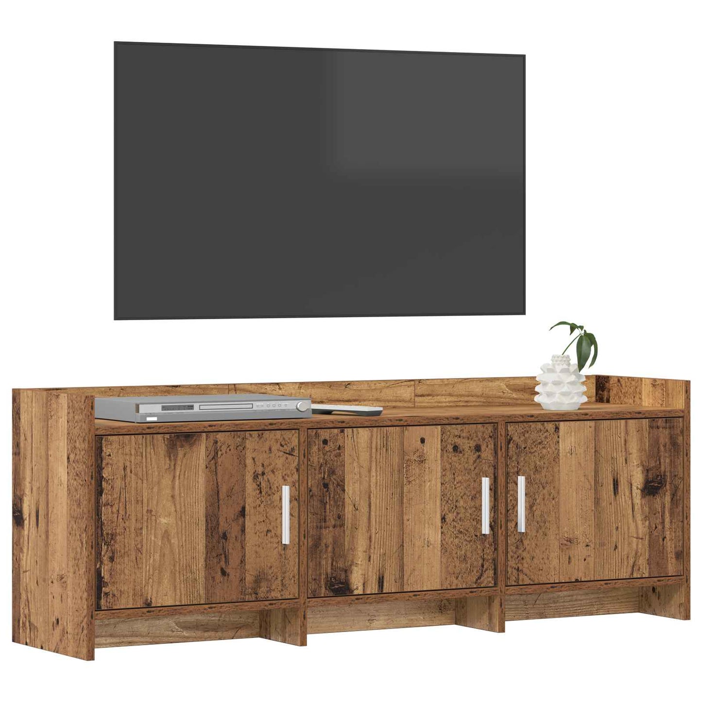 vidaXL Ντουλάπι TV 130 x 33 x 47 εκ Παλαιωμένο ξύλο Επεξεργασμένο Ξύλο