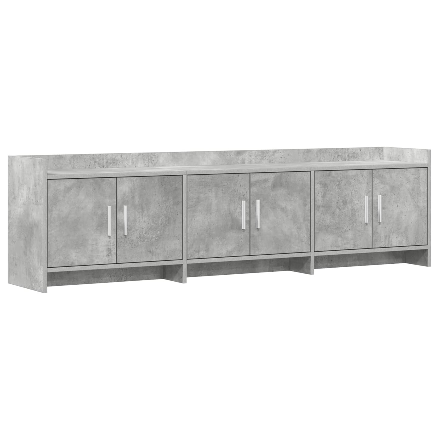 vidaXL Ντουλάπι TV 168 x 33 x 47 εκ. Γκρι Σκυροδέματος