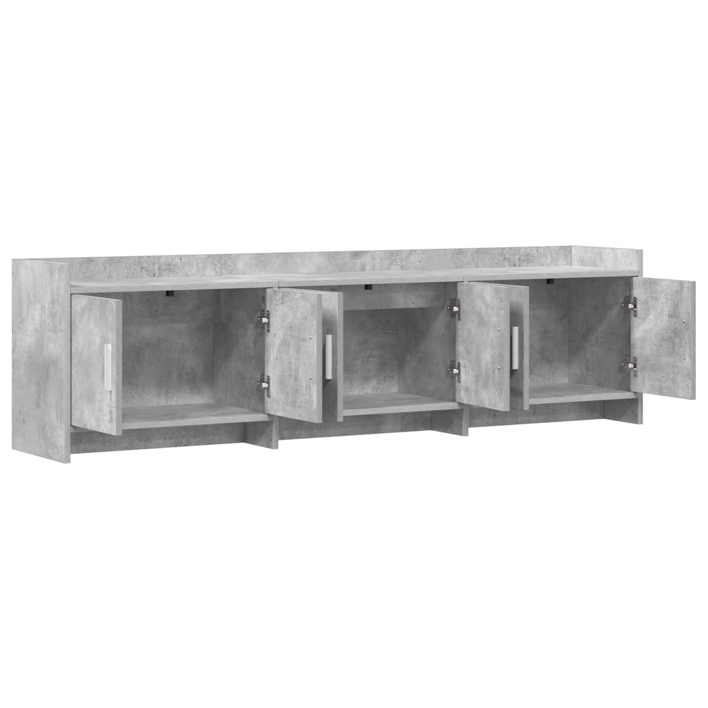 vidaXL Ντουλάπι TV 168 x 33 x 47 εκ. Γκρι Σκυροδέματος