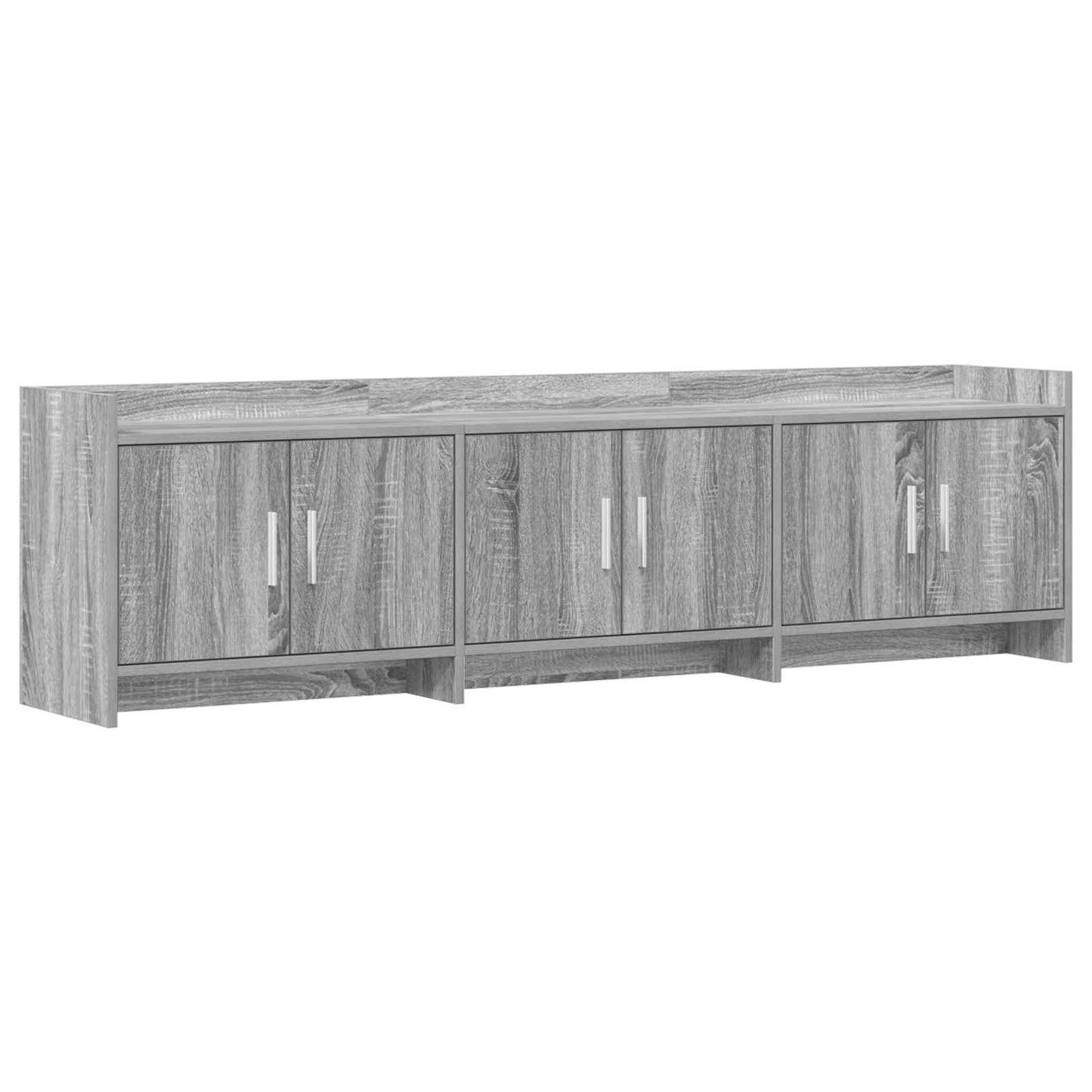 vidaXL Ντουλάπι TV 168 x 33 x 47 εκ. Γκρι Sonoma Επεξεργασμένο Ξύλο