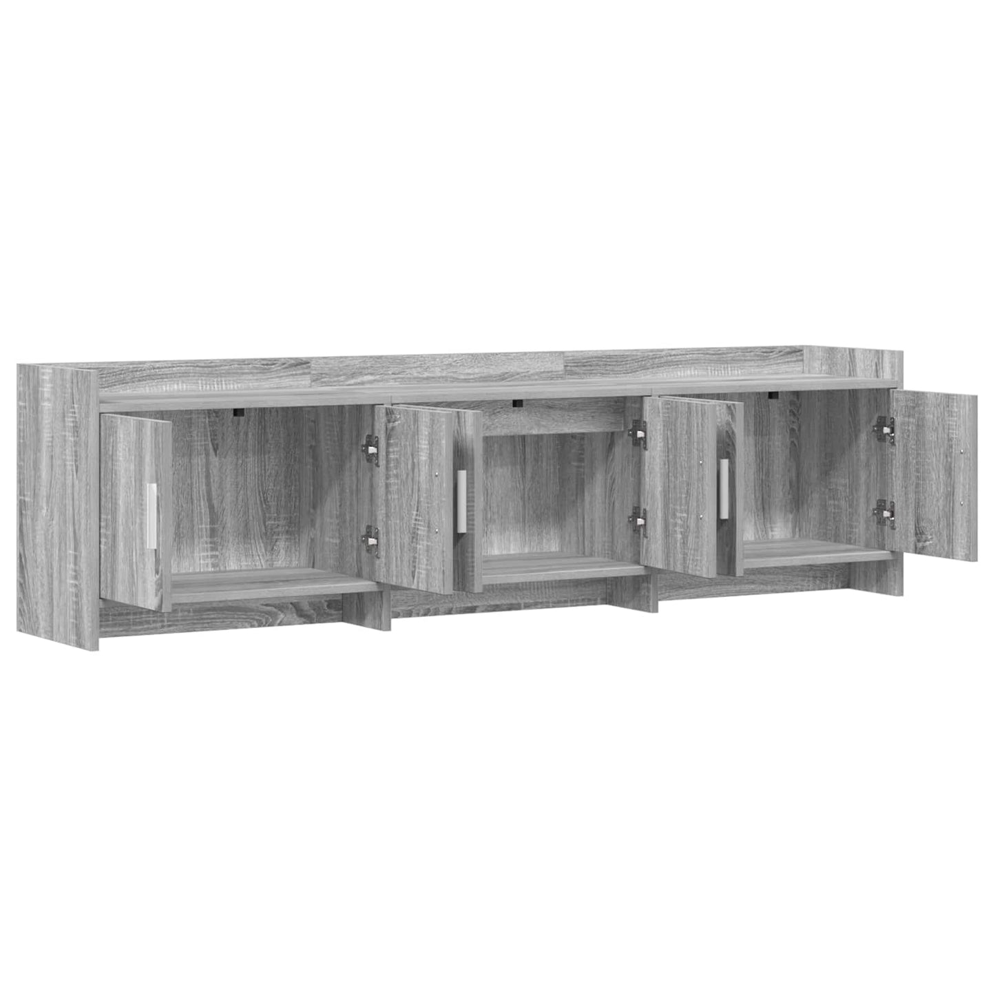 vidaXL Ντουλάπι TV 168 x 33 x 47 εκ. Γκρι Sonoma Επεξεργασμένο Ξύλο